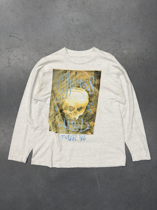 1994 CYPRESS HILLS SKELETON WEED PLANT L/S TEE (PULLED TAG)