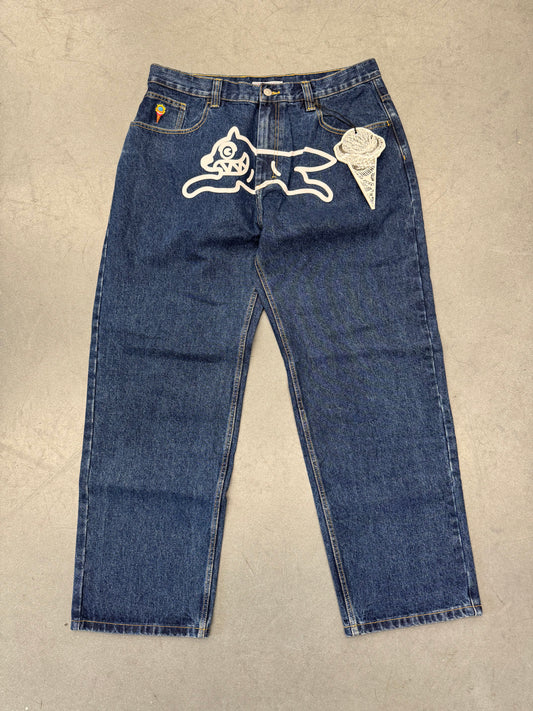 BILLIONAIRE BOYS CLUB RUNNING DOG DOUBLE SCOOP DENIM PANT