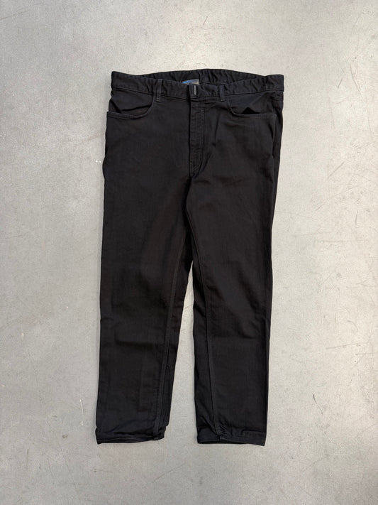 GIVENCHY 4G WIDE LEG JEANS - BLACK