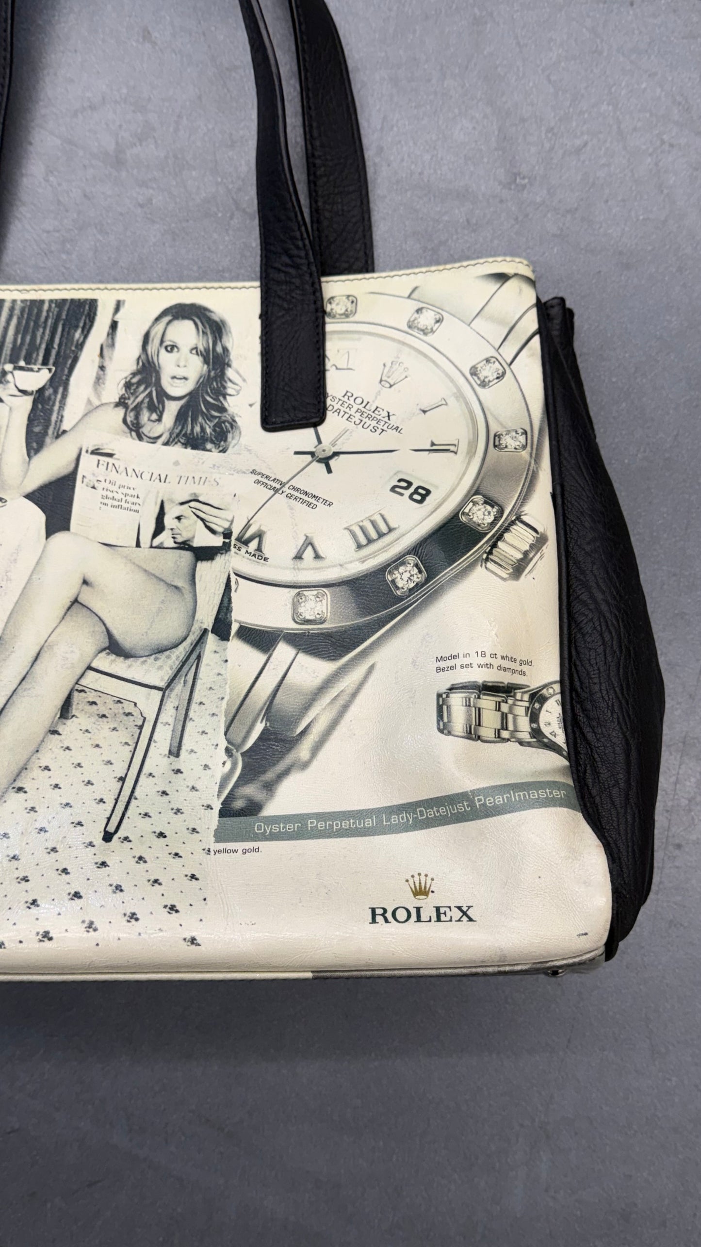 Y2K ROLEX INSPIRED POP ART PAPARAZZI BAG
