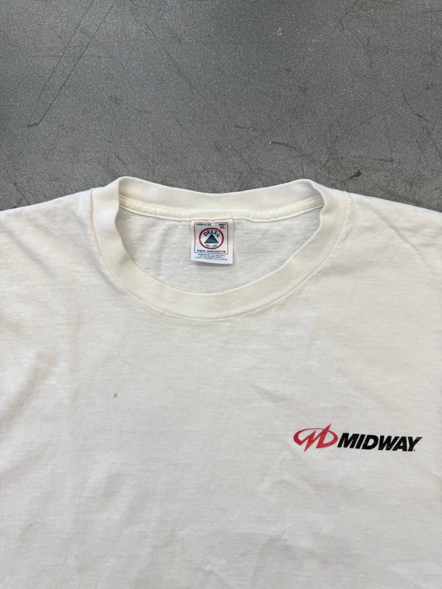 1997 NFL BLITZ GAME PROMO MIDWAY TEE (DELTA TAG)