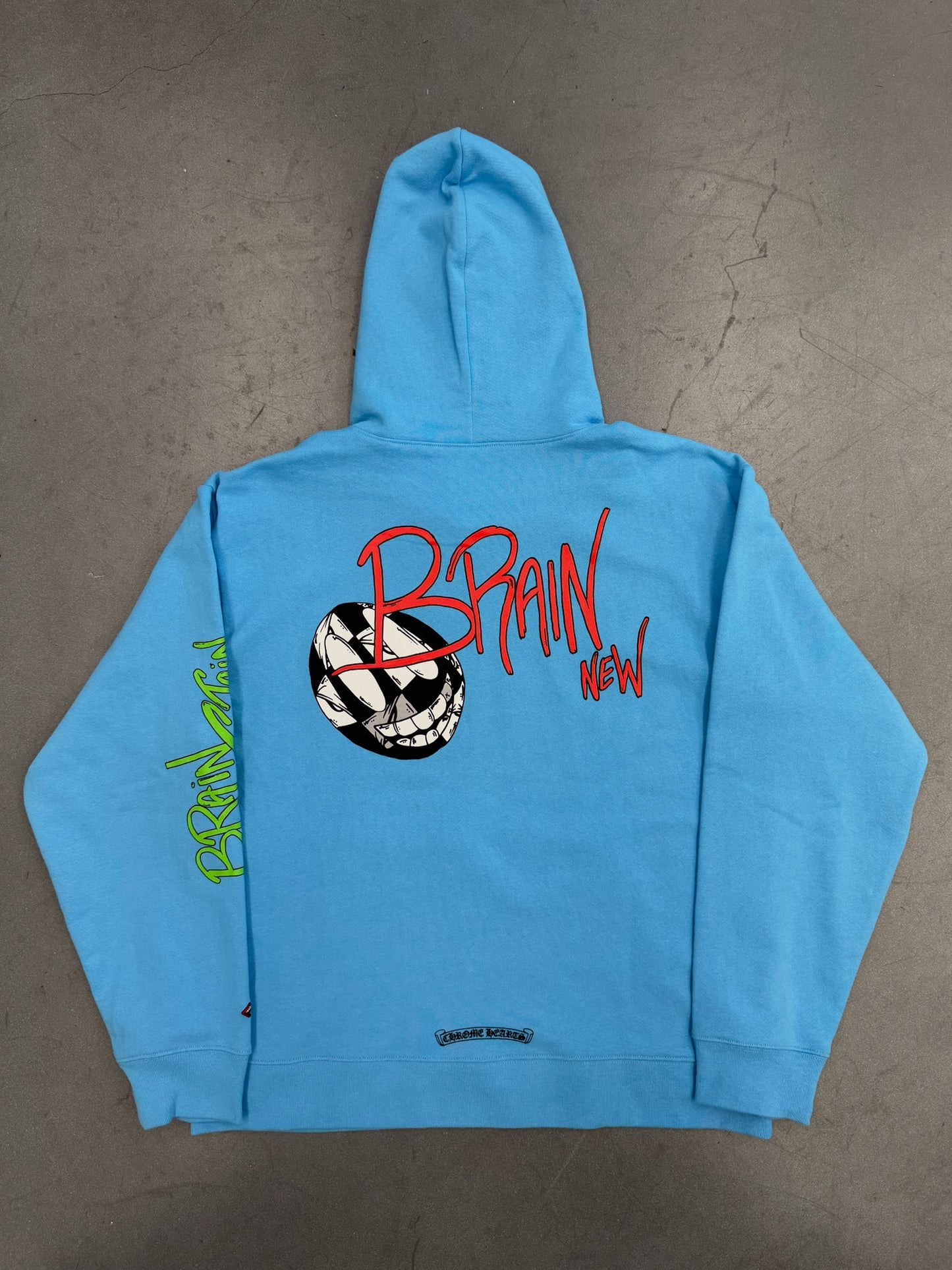 CHROME HEARTS MATTY BOY BRAND NEW HOODIE - BLUE