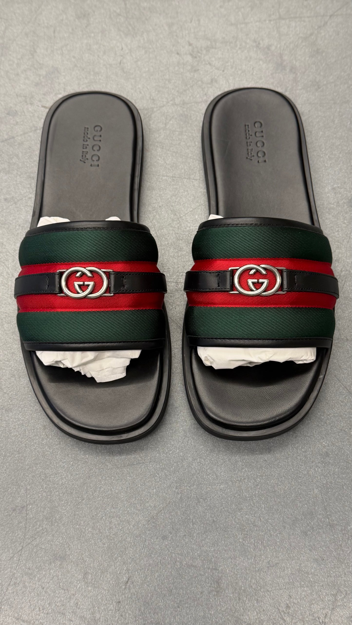 GUCCI INTERLOCKING G SANDALS