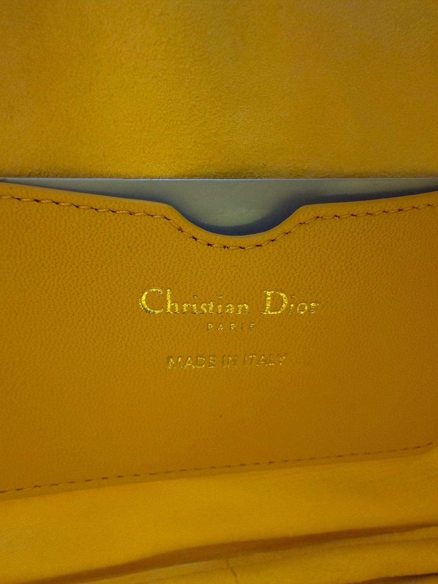 CHRISTIAN DIOR CANNAGE VIBE HOBO SHOULDER BAG - YELLOW (PRE-OWNED WITH DUSTBAG) (TANIA)