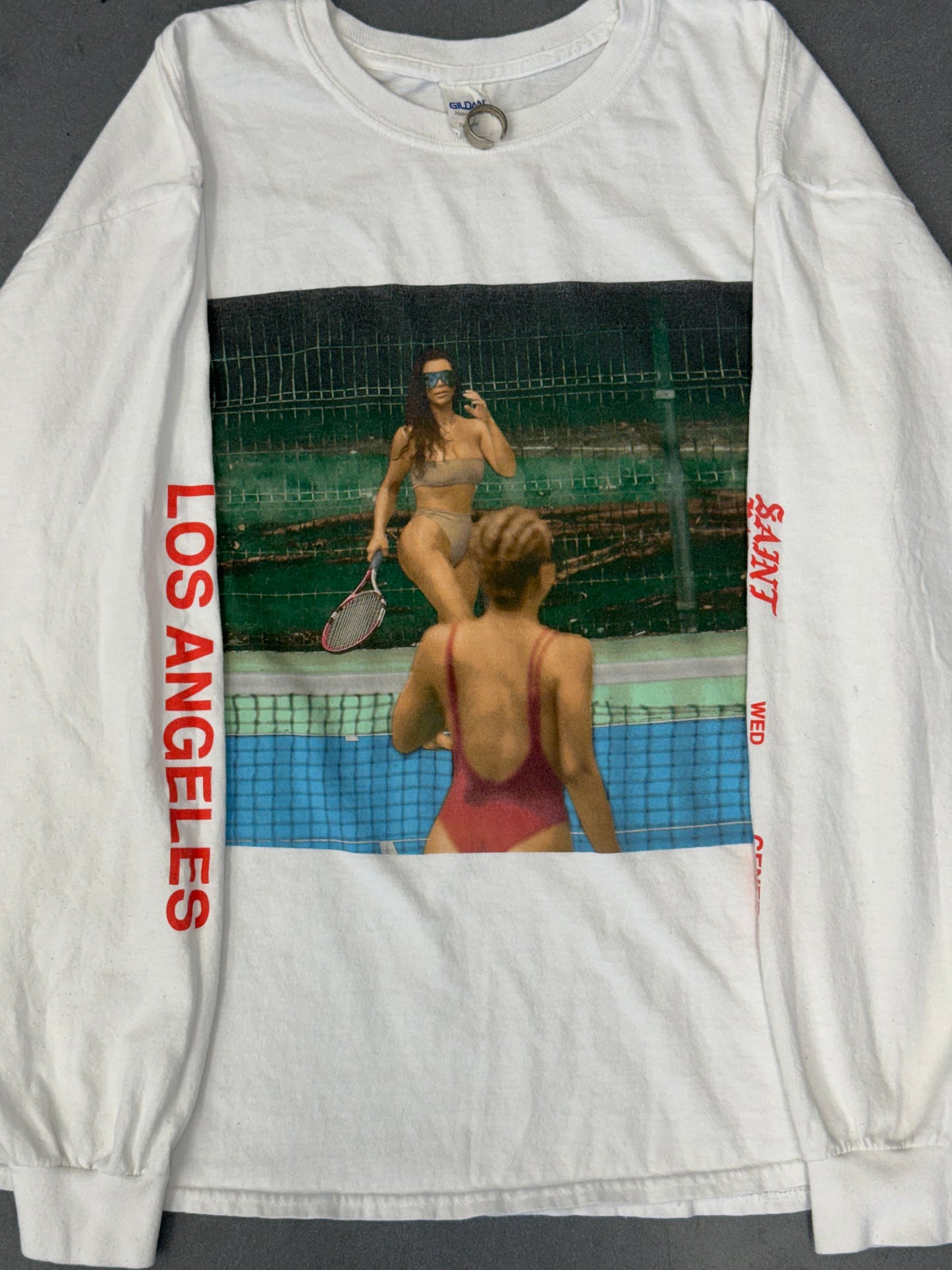 2016 KANYE WEST SAINT PABLO KIM KARDASHIAN LS TEE