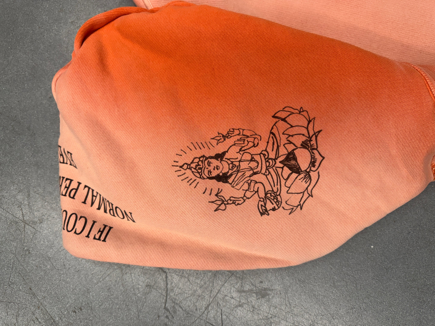 PALY SDDN WSDM HOODED SWEATSHIRT - ORANGE