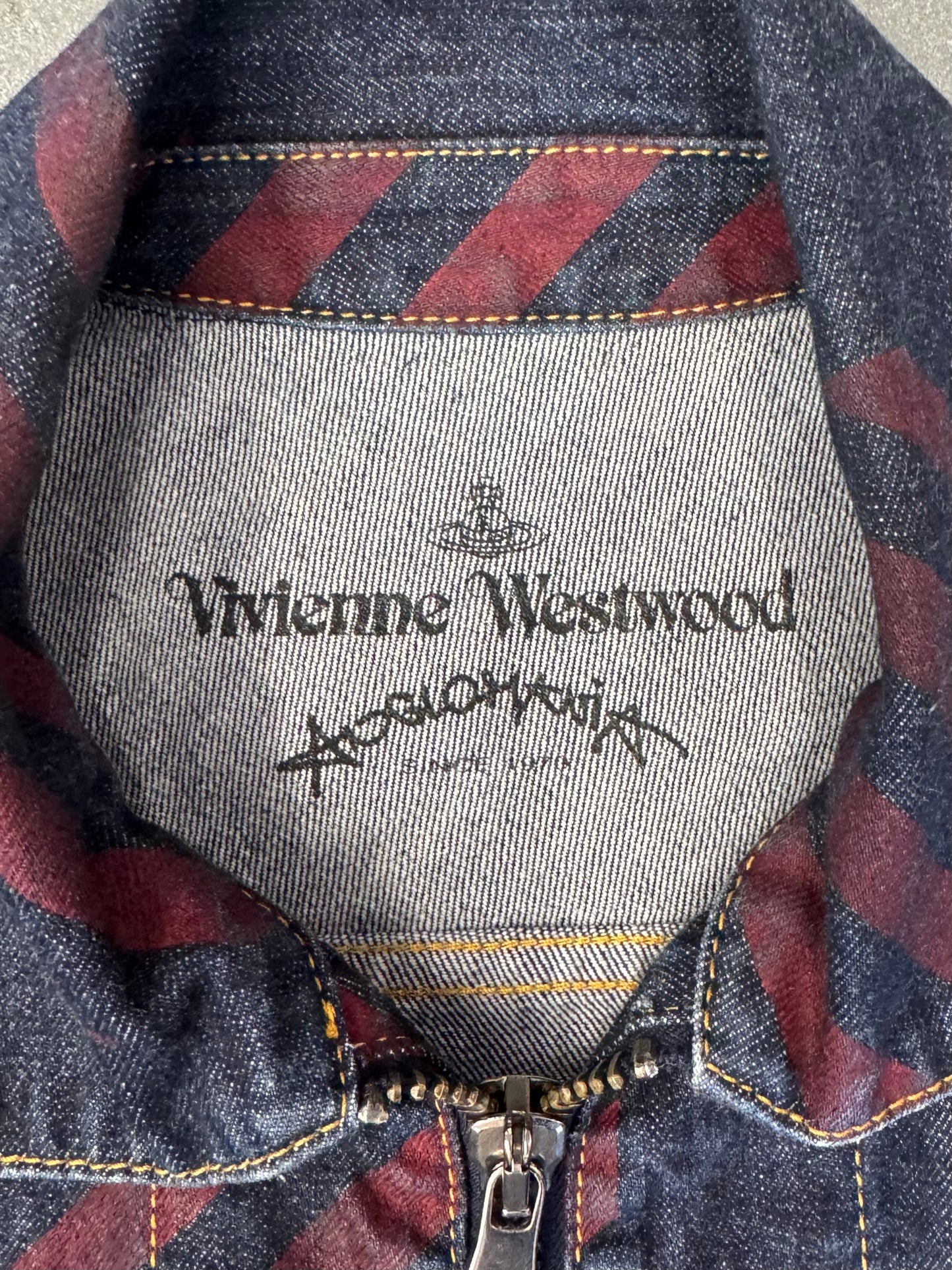 VIVIENNE WESTWOOD ANGLOMANIA CHECK PRINT COACH JACKET