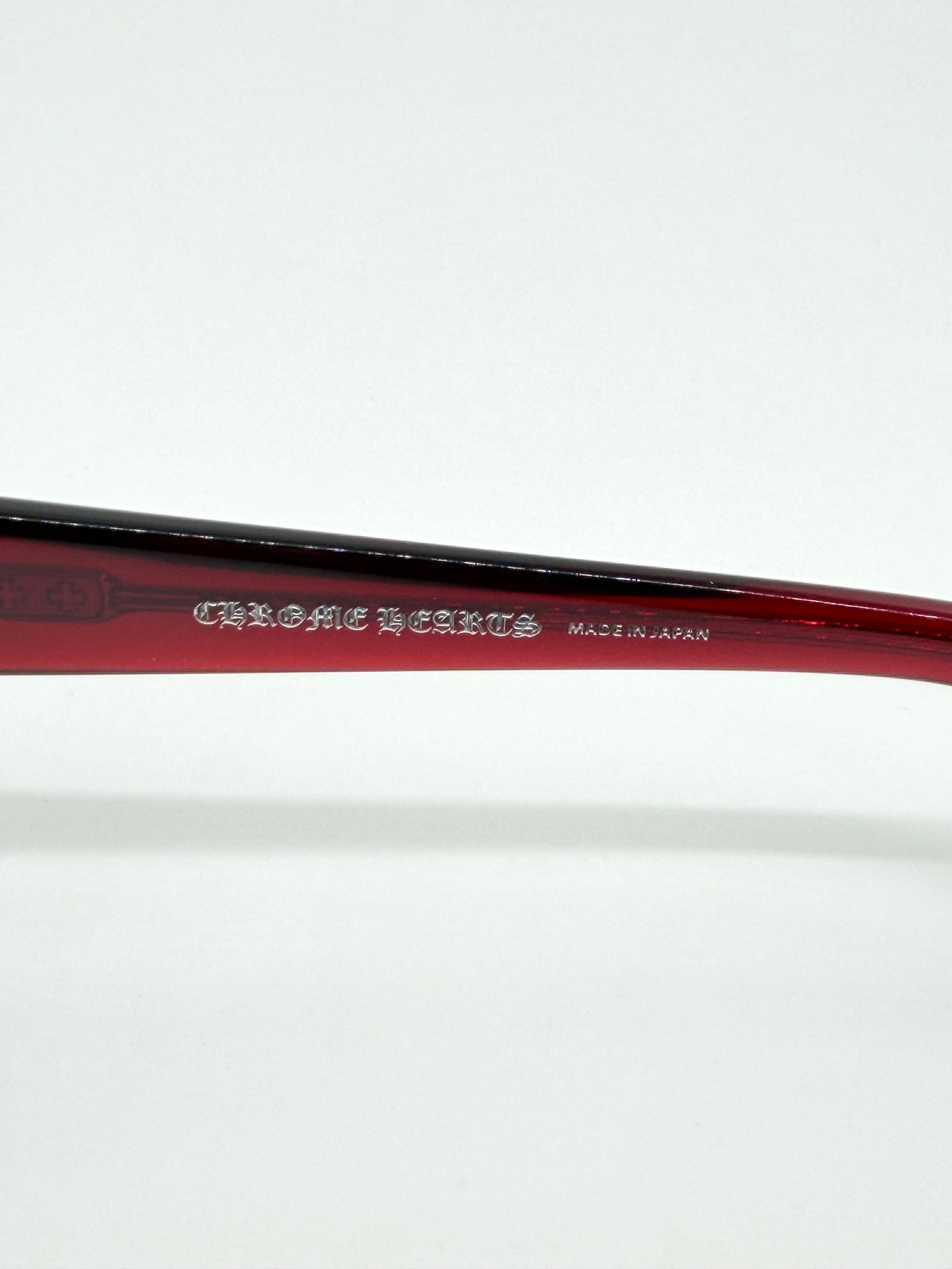 CHROME HEARTS BLUEHER SUNGLASSES - RED