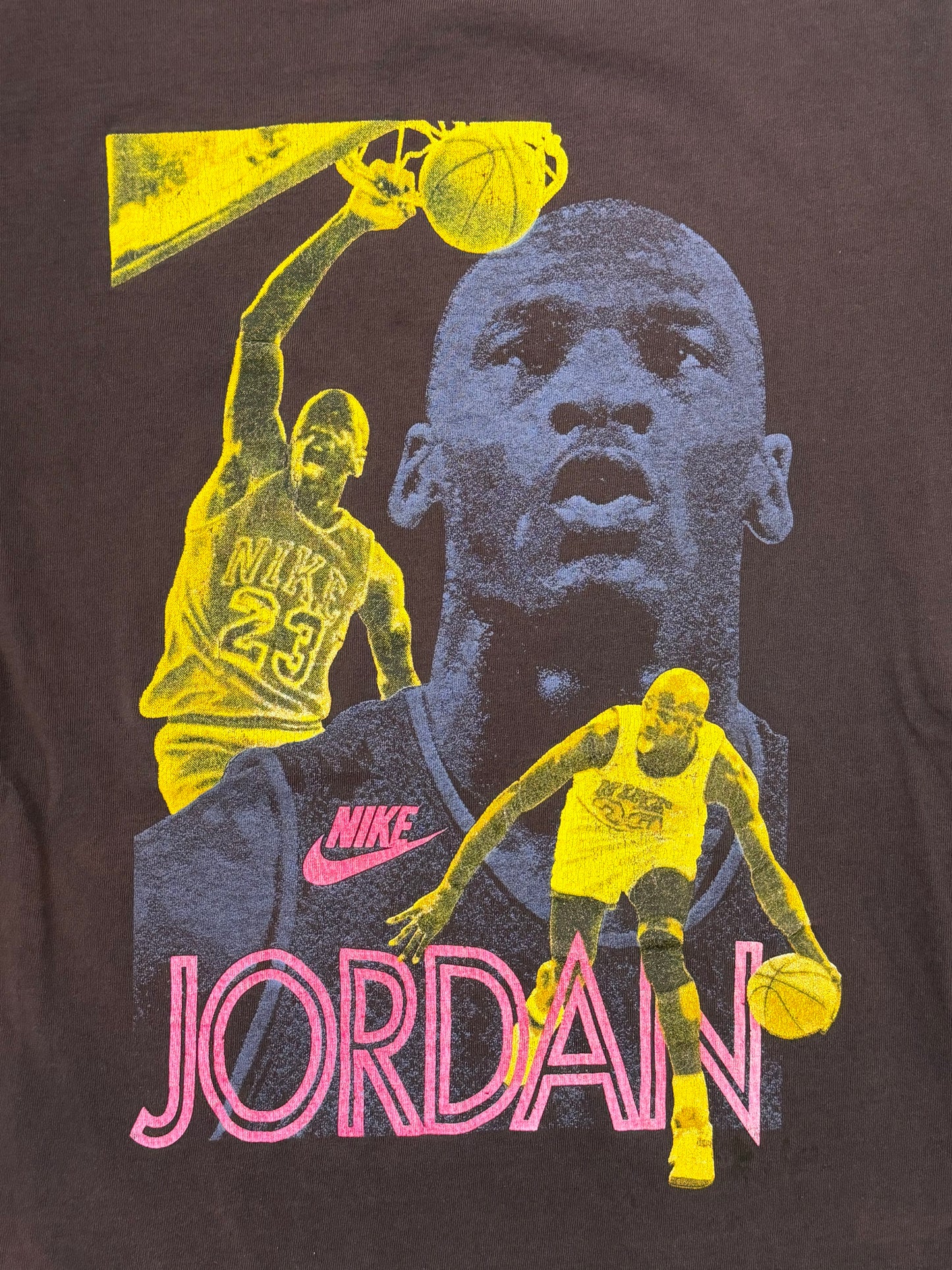 90S NIKE MICHAEL JORDAN COLLAGE TEE (NIKE RED SWOOSH TAG)