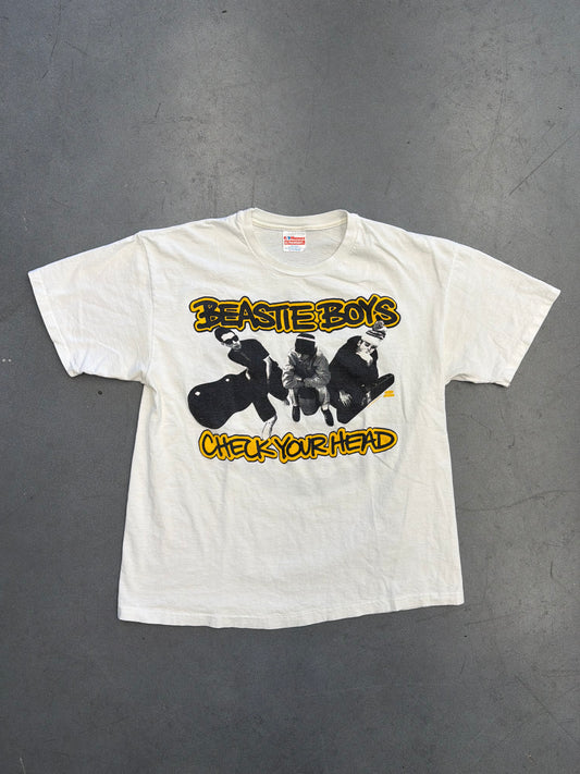 1992 BEASTIE BOYS CHECK YOUR HEAD TEE (HANES ULTRAWEIGHT TAG)
