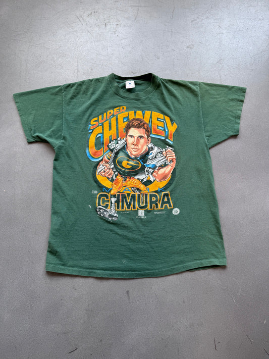 1998 SUPER CHEWY MARK CHMURA GREEN BAY PACKERS TEE (DELTA TAG)