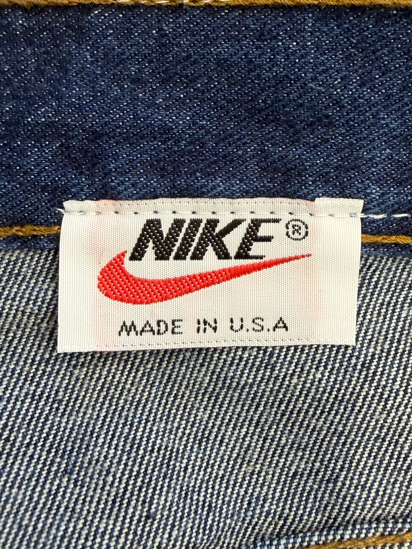 90S BOOTLEG NIKE DARK WASH JEANS (NWT)
