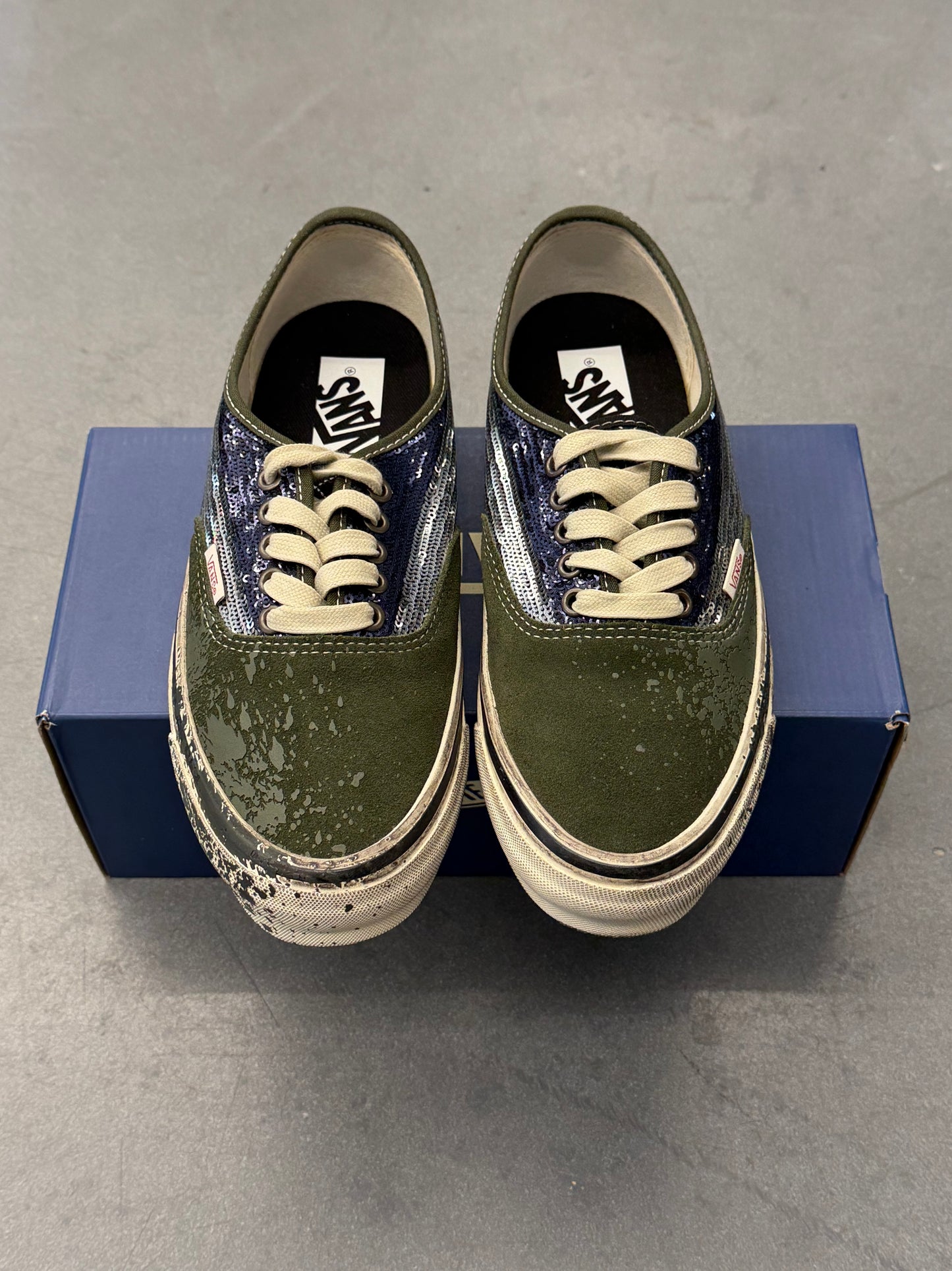 2026 VANS PREMIUM AUTHENTIC LA HABANA - GREEN/BLUE (W/ BOX)