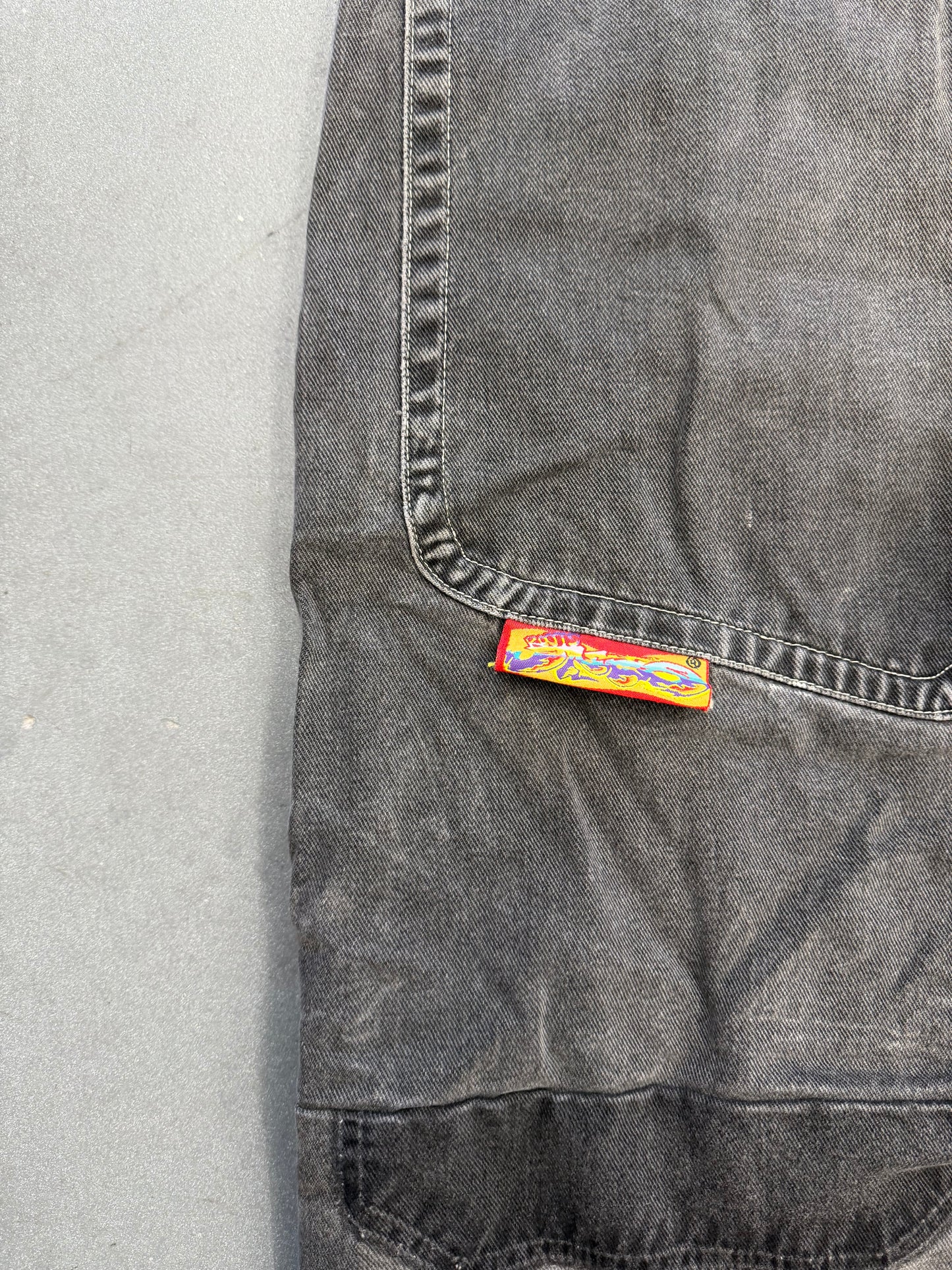 Y2K CUSTOM 1/1 JNCO PATCH SKATE JEANS (MADE OF 3 VINTAGE PAIRS)