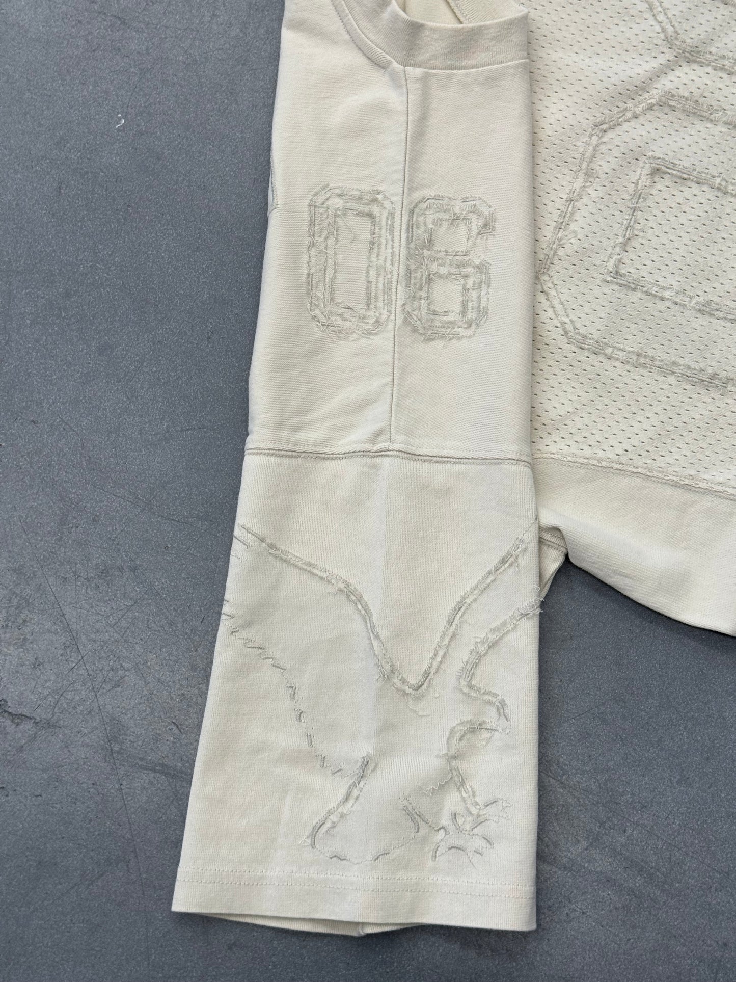 SS26 SUPREME MM6 MAISON MARGIELA COTTON FOOTBALL JERSEY - WHITE