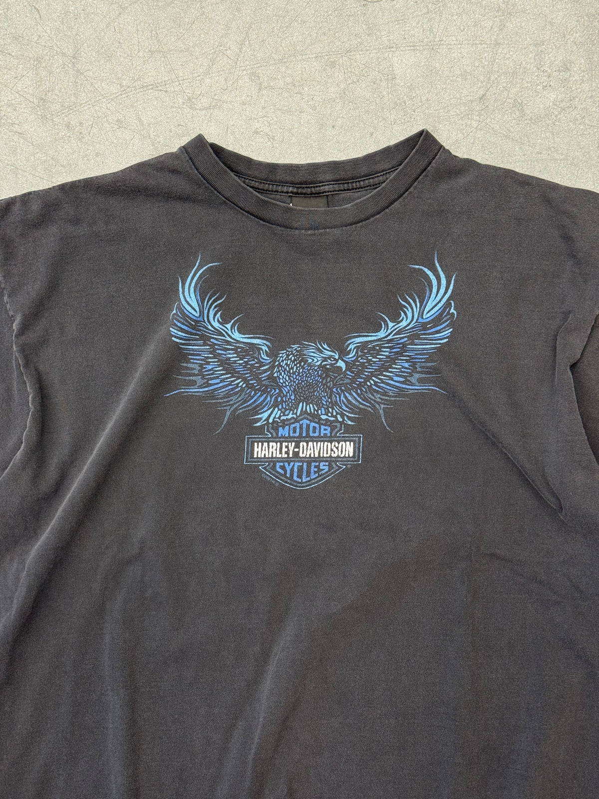 2001 HARLEY-DAVIDSON STAMFORD, CONNECTICUT SOARING EAGLE TEE (HARLEY TAG)