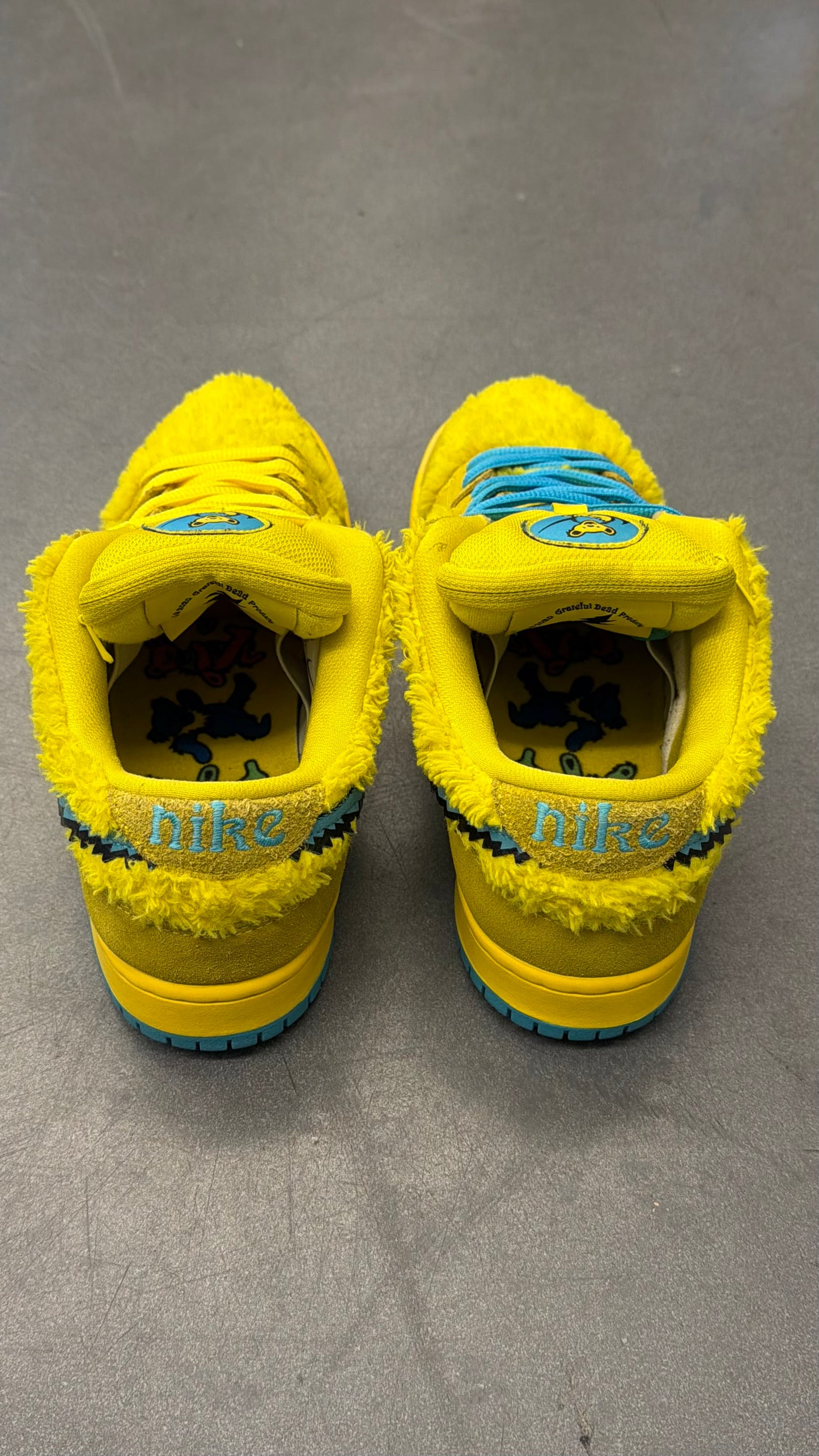 2020 NIKE SB DUNK LOW PRO PRM GRATEFUL DEAD BEARS - OPTI YELLOW