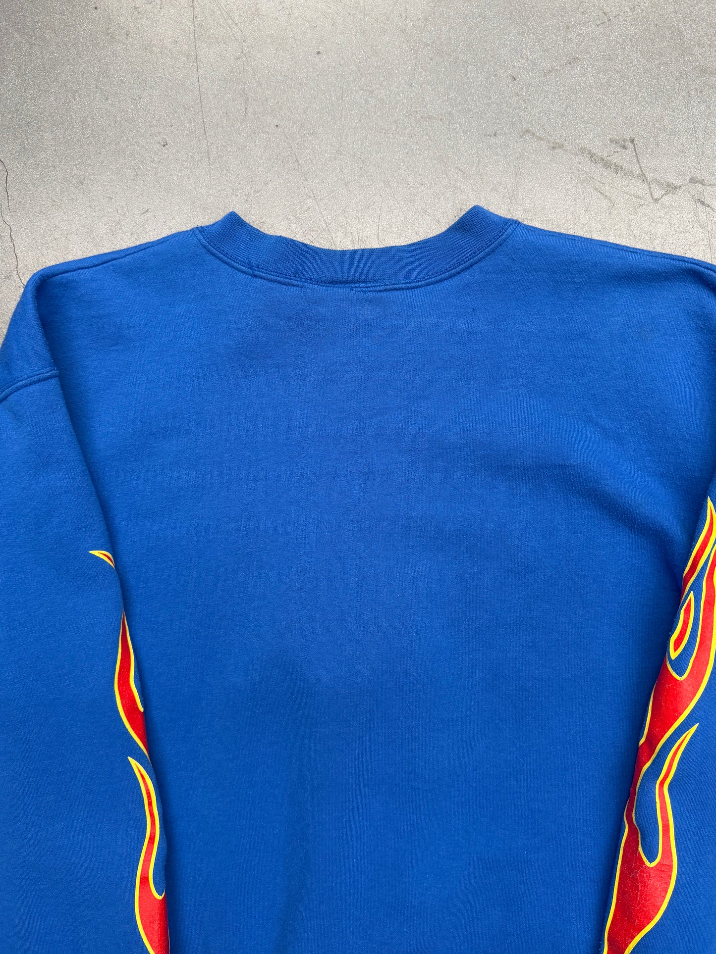 Y2K PORN STAR FLAME LOGO CREWNECK