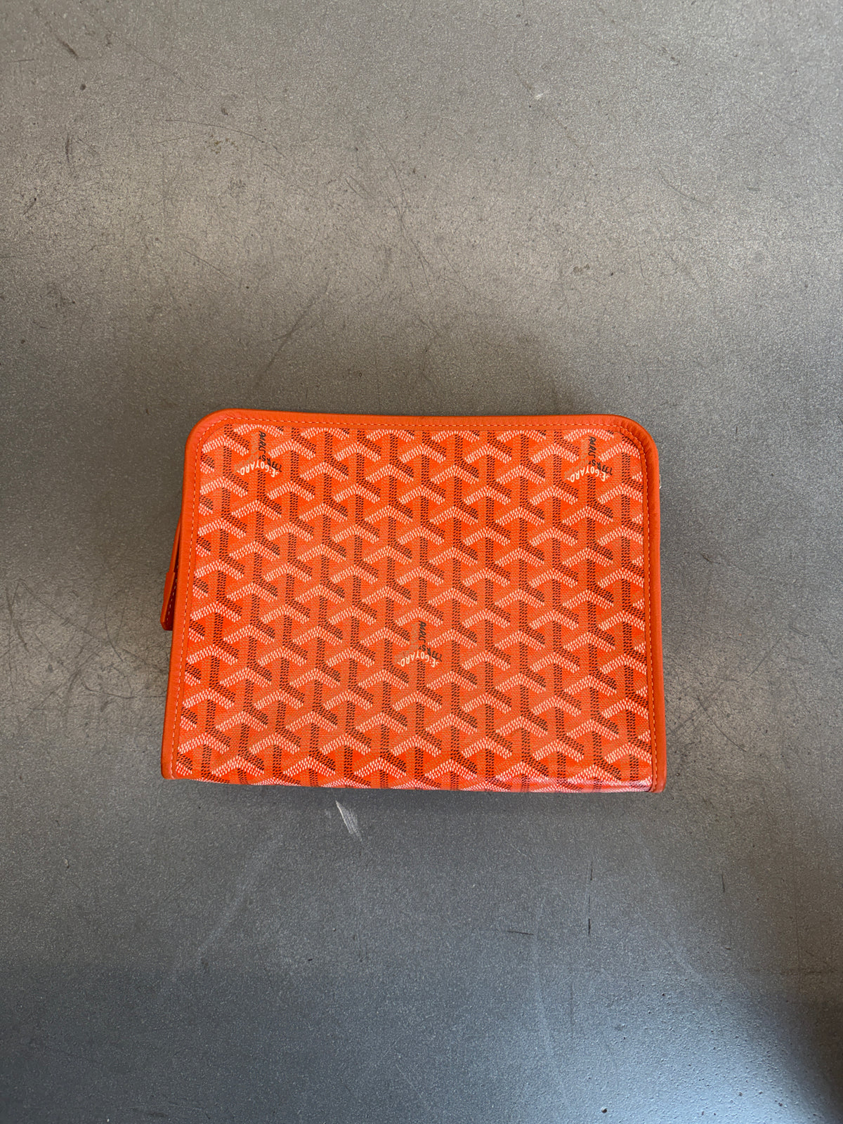 GOYARD JOUVENCE TOILETRY POUCH - GOYARDINE ORANGE