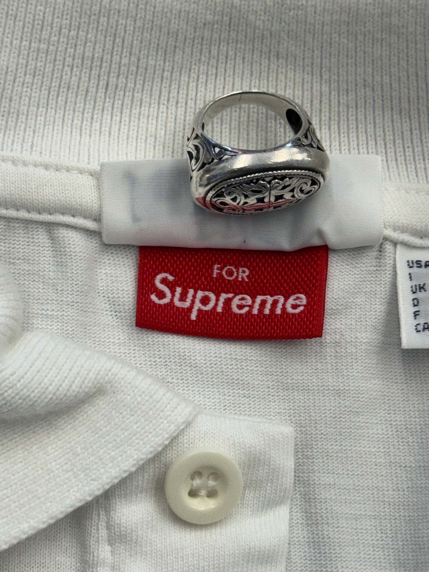SS07 SUPREME X FILA STRIPED POLO SHIRT