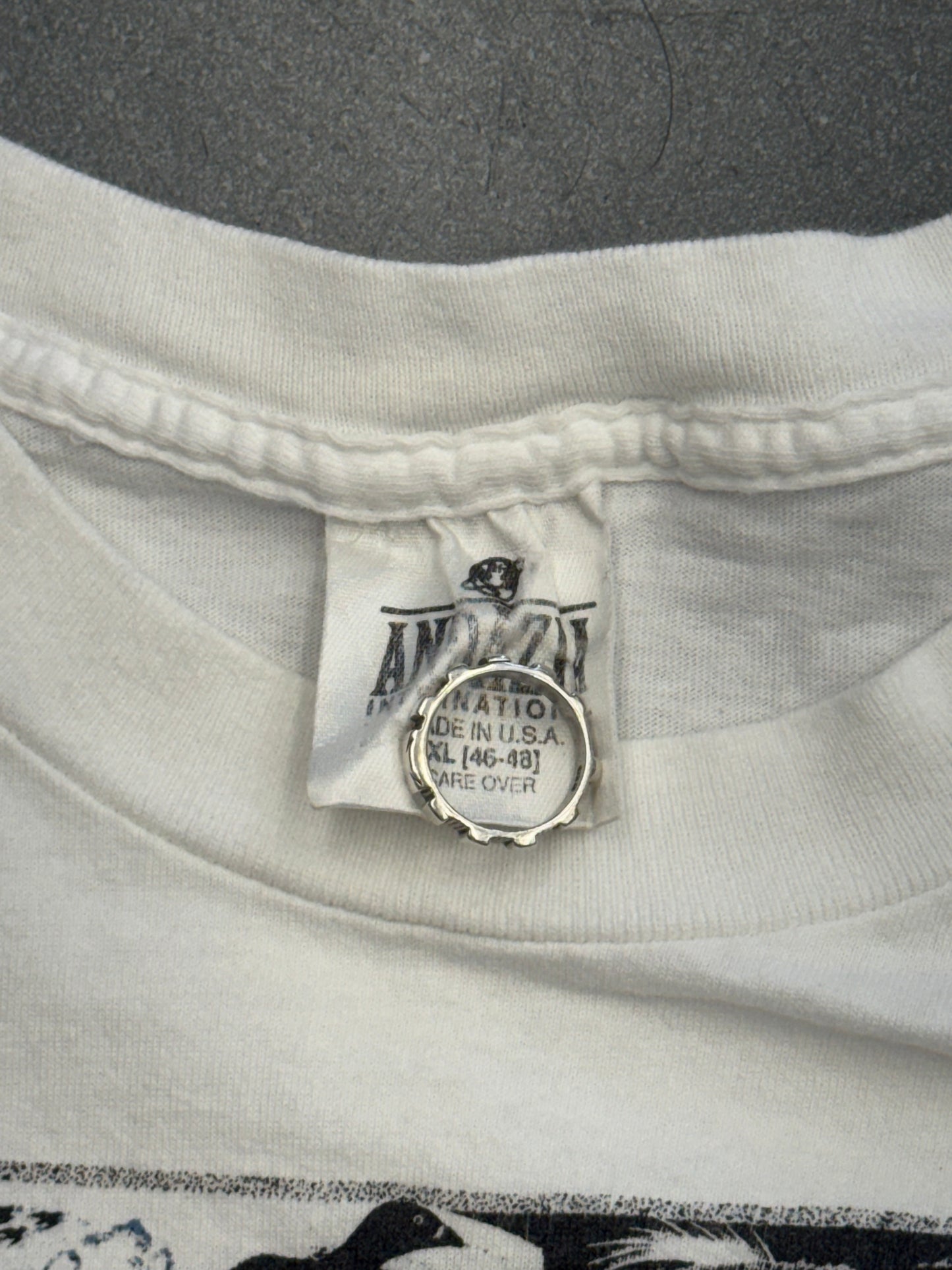 90S M.C. ESCHER MULTI-PRINT WRAP AROUND ART TEE (ANDAZIA TAG)