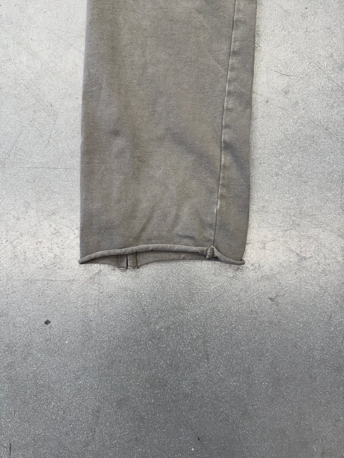 RICK OWENS DRKSHDW BERLIN HUSTLER BLUE COTTON PANTS