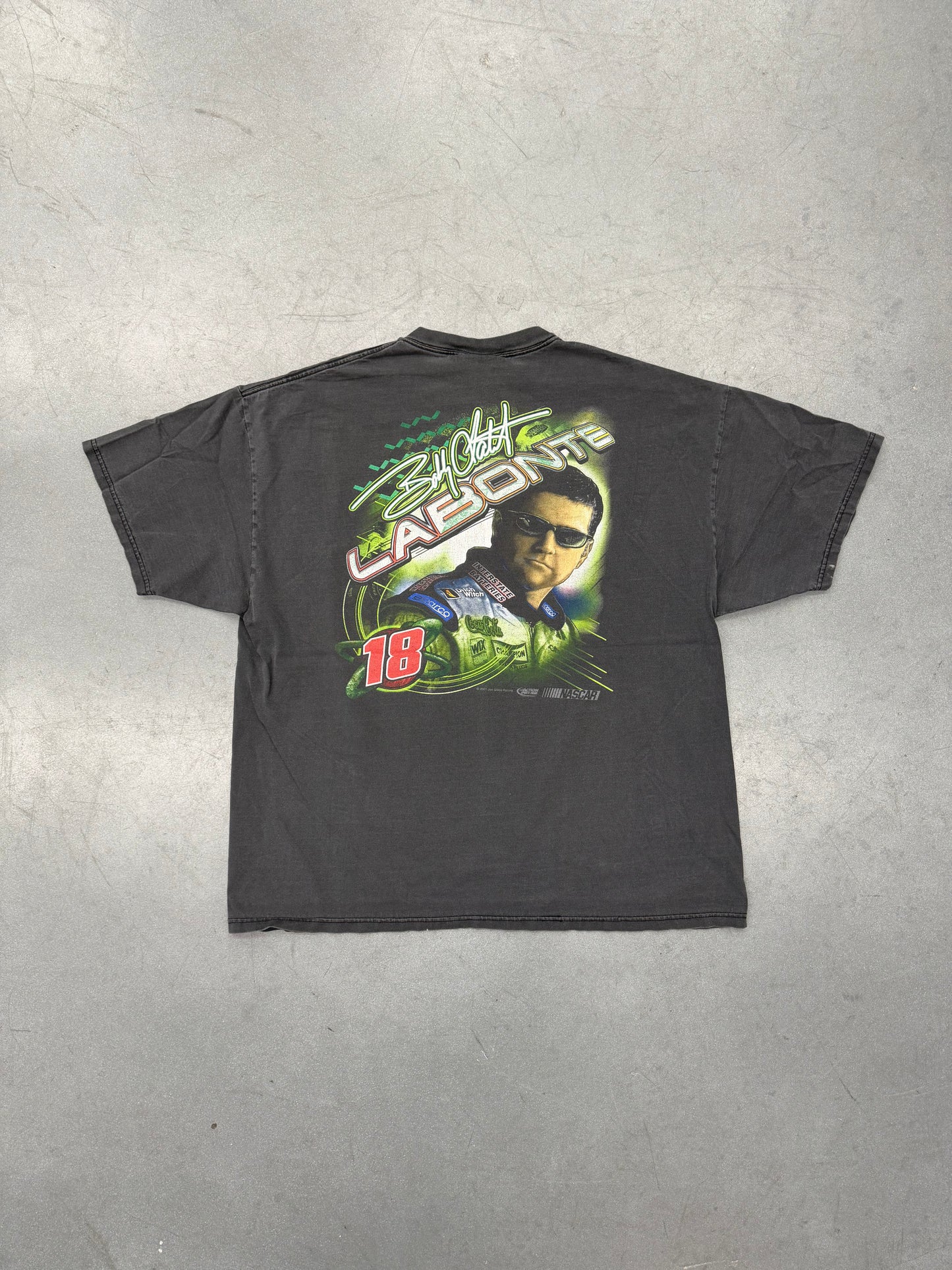 2001 NASCAR BOBBY LABONTE ENERGY IN MOTION TEE (CHASE TAG)