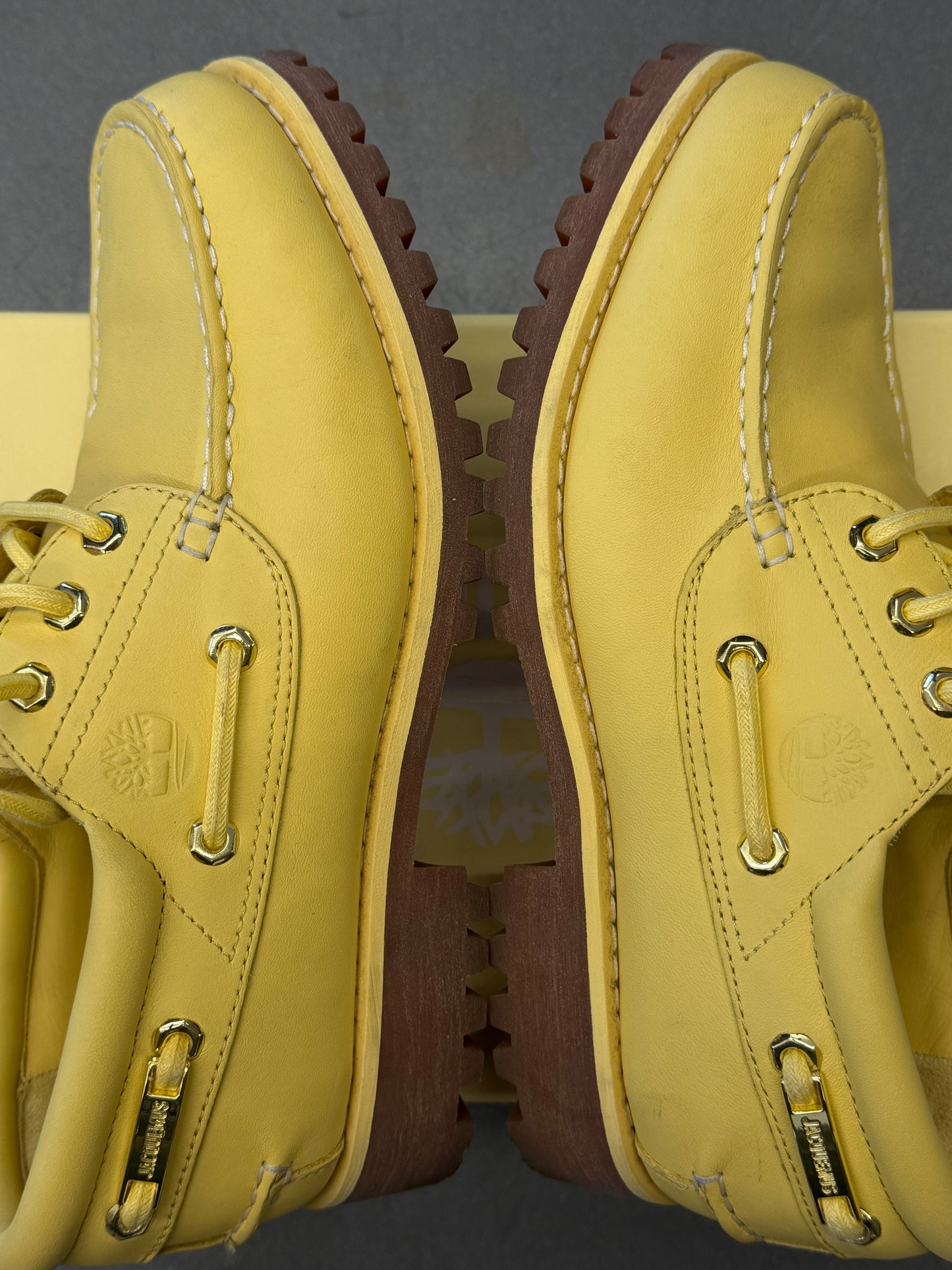 2025 TIMBERLAND 3-EYE CLASSIC LUG BOAT SHOE JACQUEMUS LA BATEAU (W/BOX)