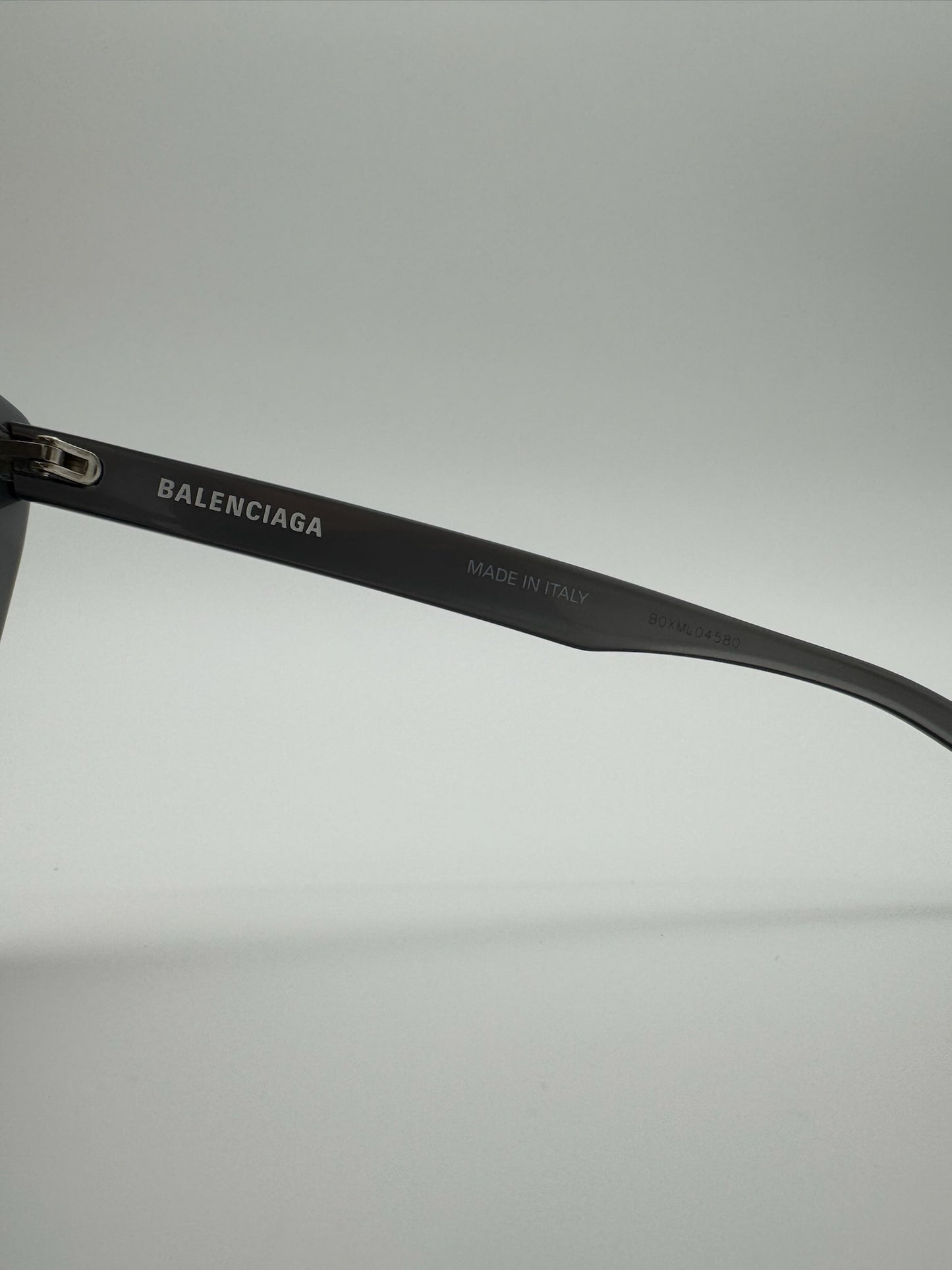 BALENCIAGA SQUARE CAT SUNGLASSES BB0046S 006 SILVER