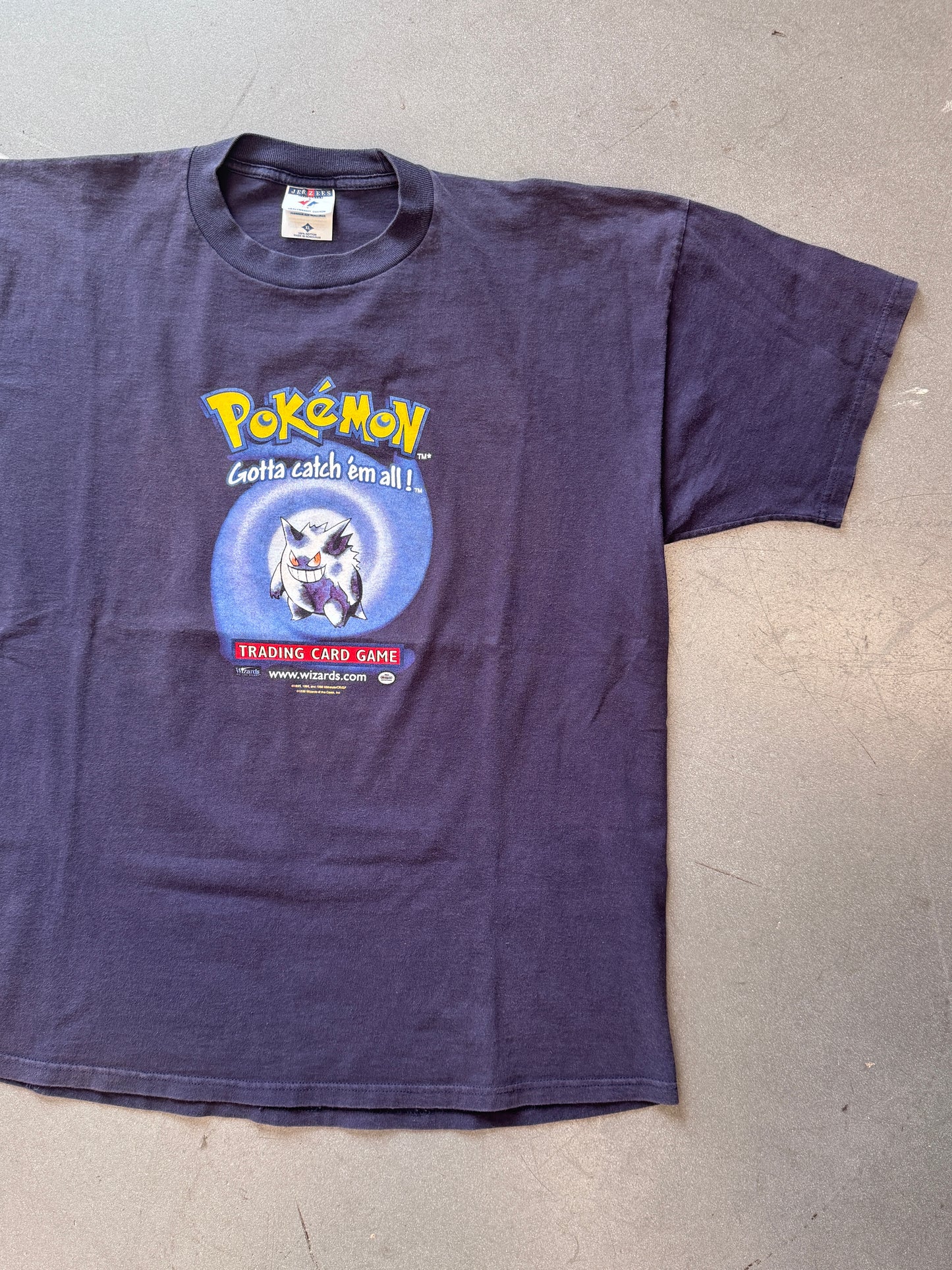 1999 POKEMON GENGAR ORIGIN STAFF TEE (JERZEES TAG)