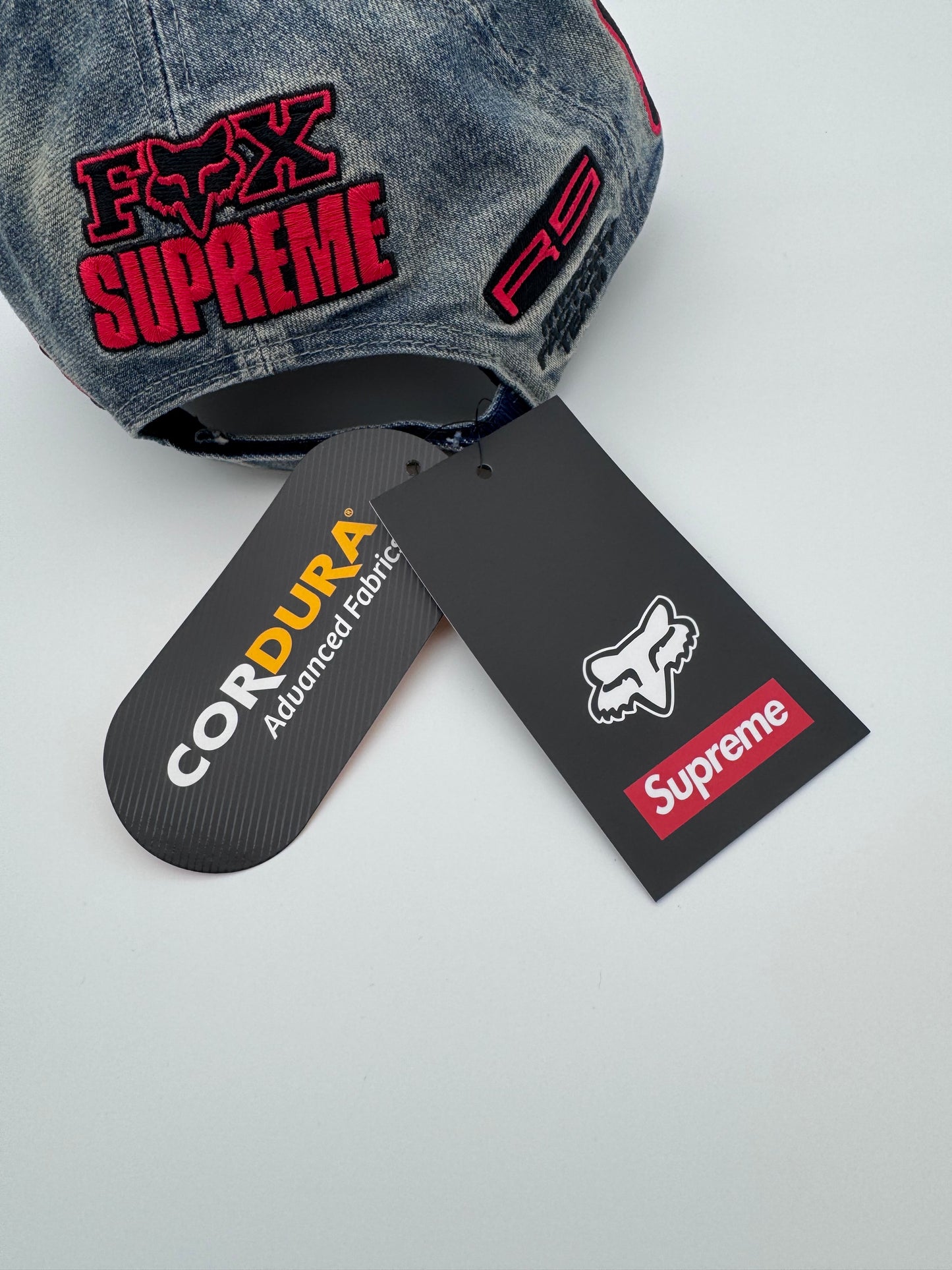 FW25 SUPREME FOX RACING 6-PANEL - DENIM