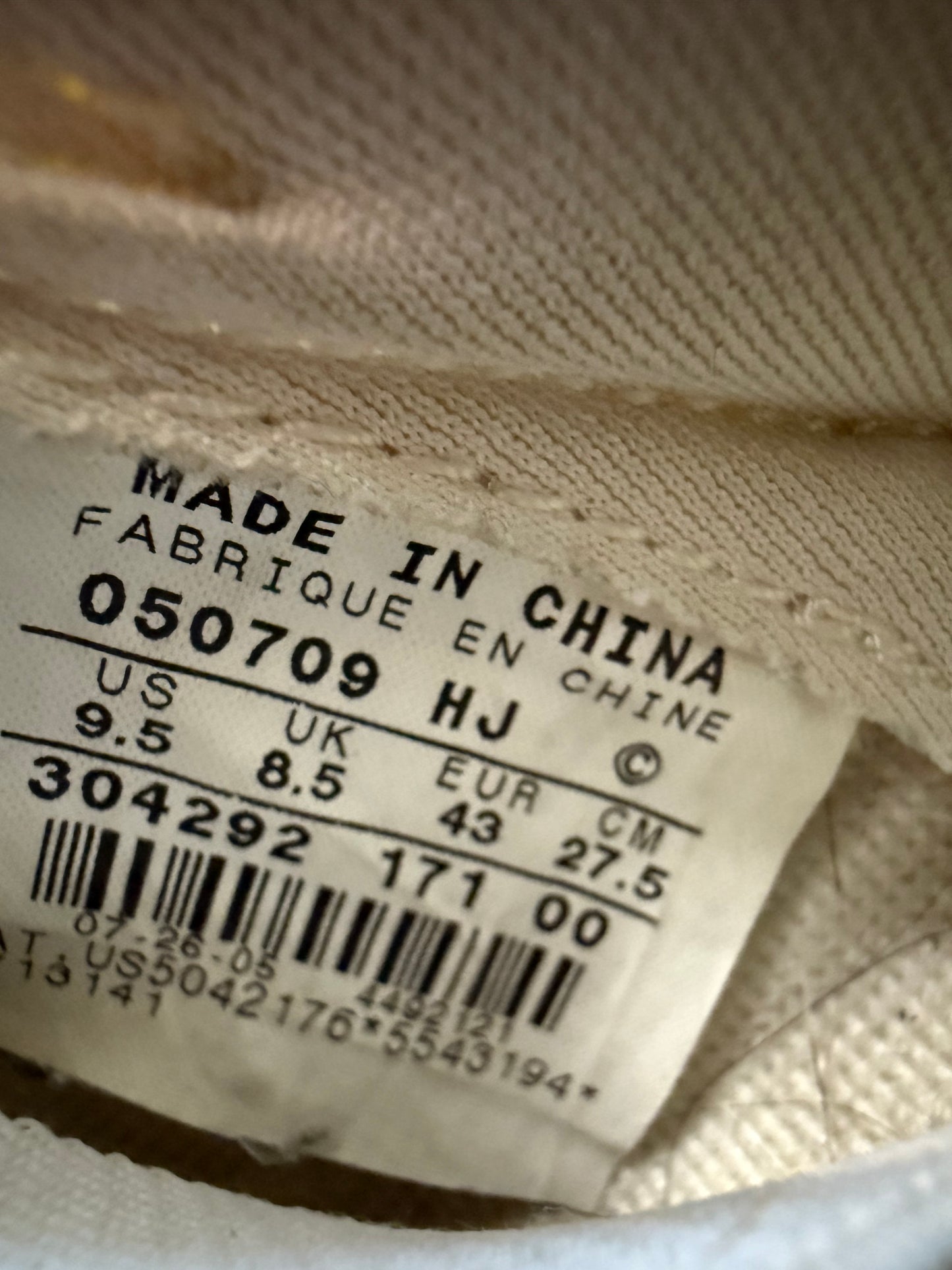 SIZE 9.5 NIKE SB DUNK LOW DE LA SOUL (2005) (PRE-OWNED WITH BOX)