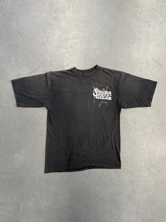 90S BOOTLEG SELENA QUINTANILLA AMOR PROHIBIDO TEX MEX LIGHTNING TEE (FADED TAG)