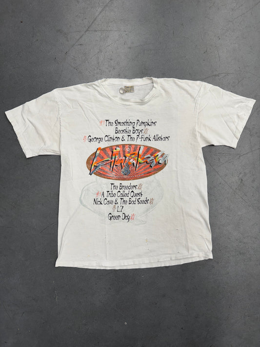 1994 LOLLAPALOZA TOUR TEE REPAIRED NECK (TOUCH OF GOLD TAG)