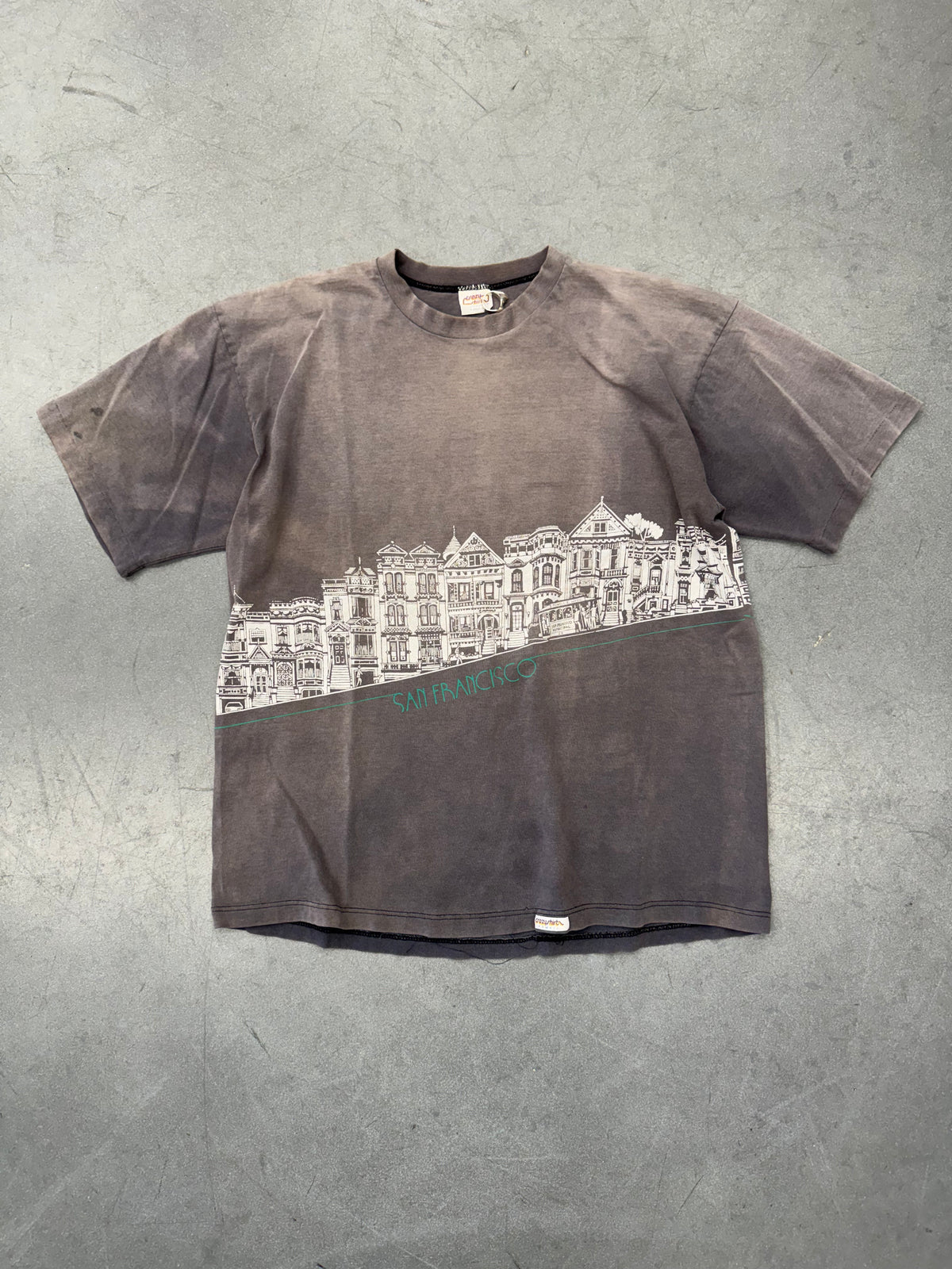 90S SAN FRANCISCO WRAP AROUND CITY TEE (CRAZY SHIRT TAG)