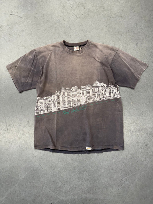 90S SAN FRANCISCO WRAP AROUND CITY TEE (CRAZY SHIRT TAG)