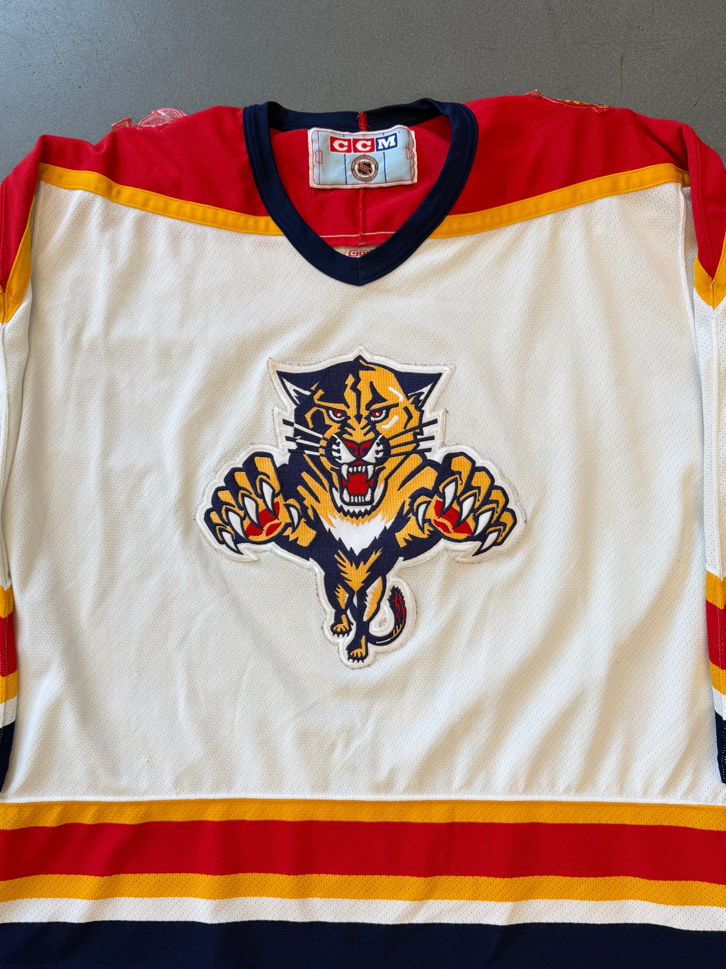 90S CCM FLORIDA PANTHERS AWAY JERSEY (WITH SMALL PANTHER BACK PATCH)