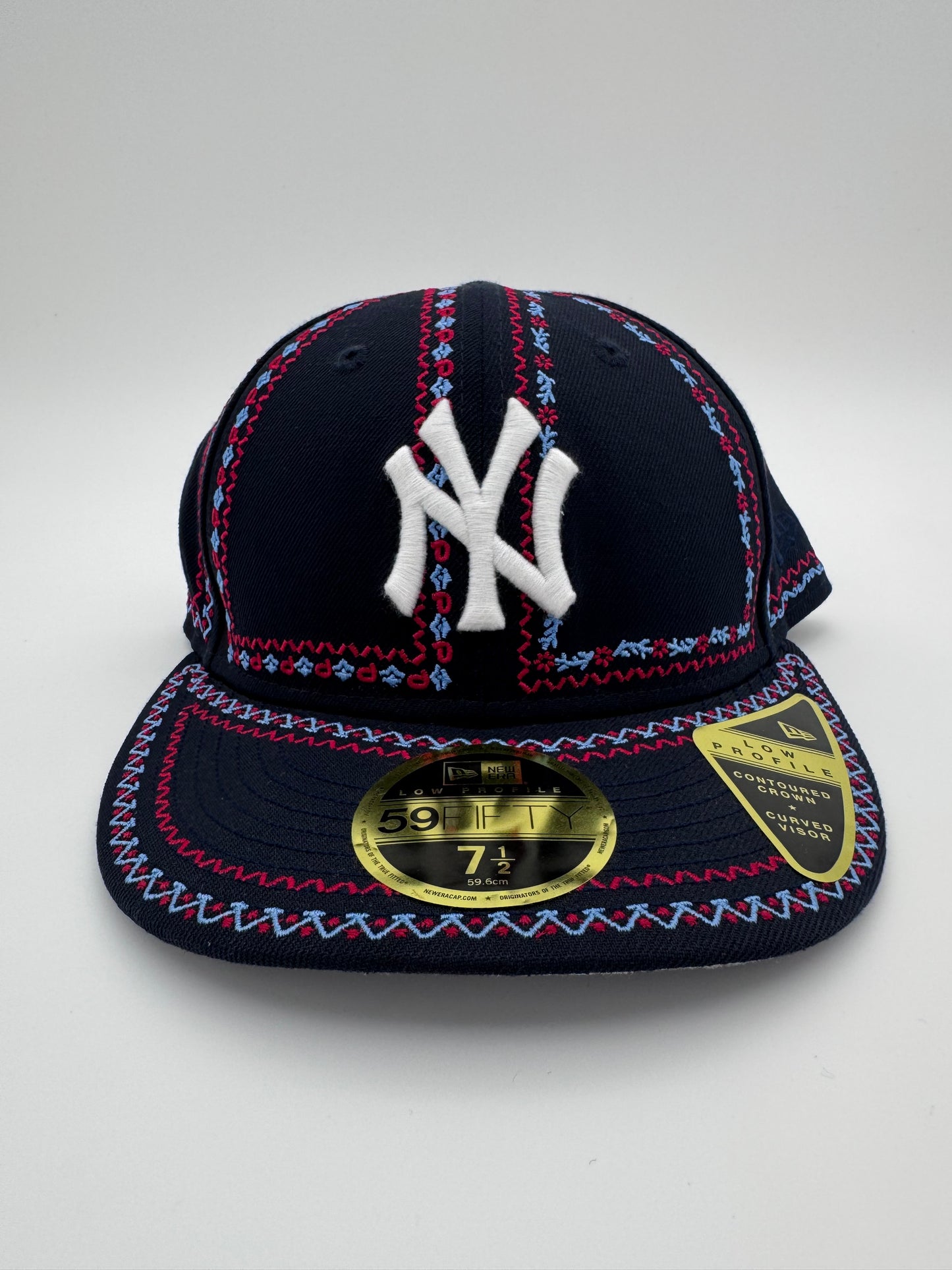 KITH NEW YORK YANKEES FLORAL FRAME FITTED HAT
