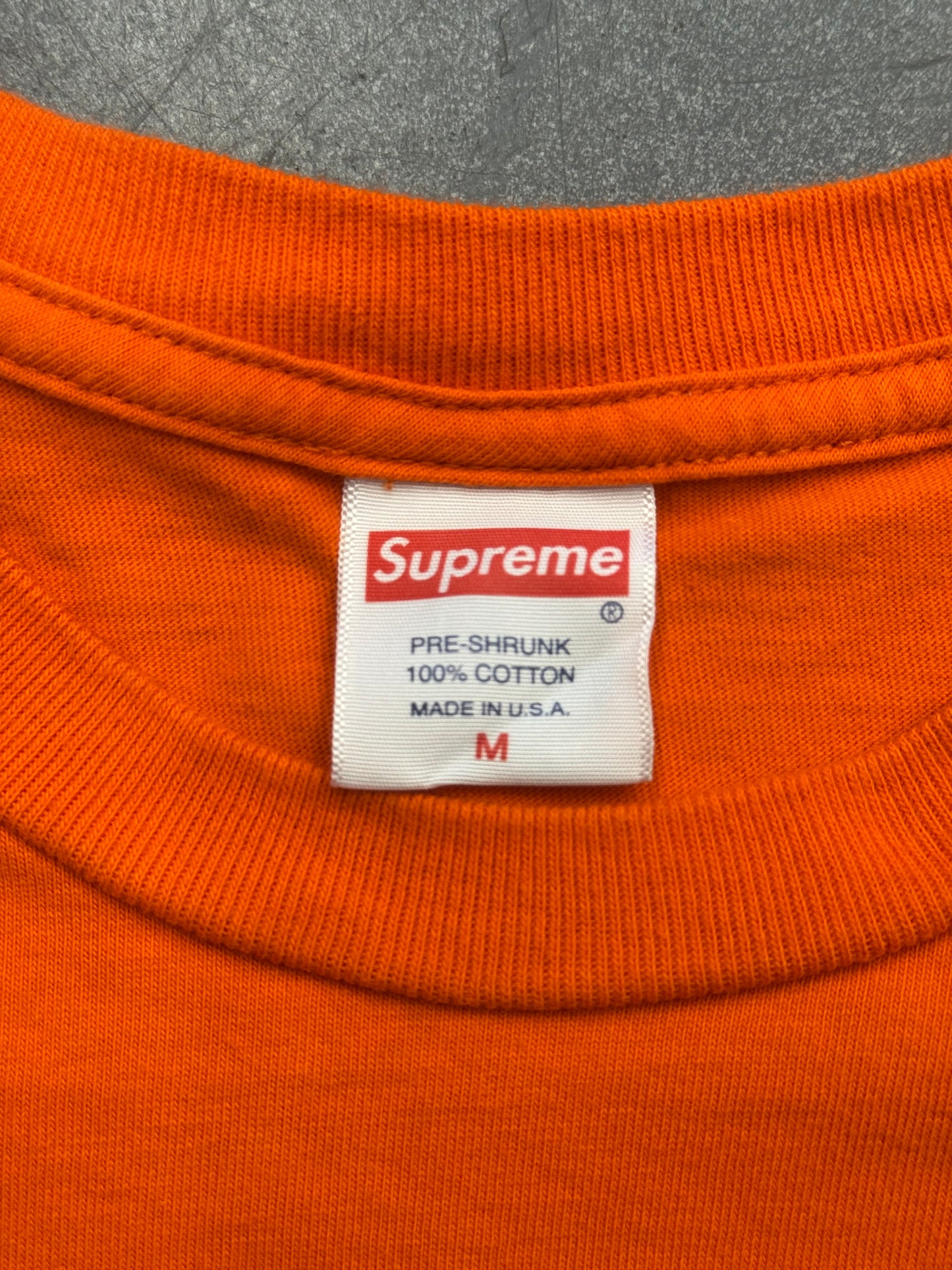 SS20 SUPREME AUTOMOBILI LAMBORGHINI TEE - ORANGE
