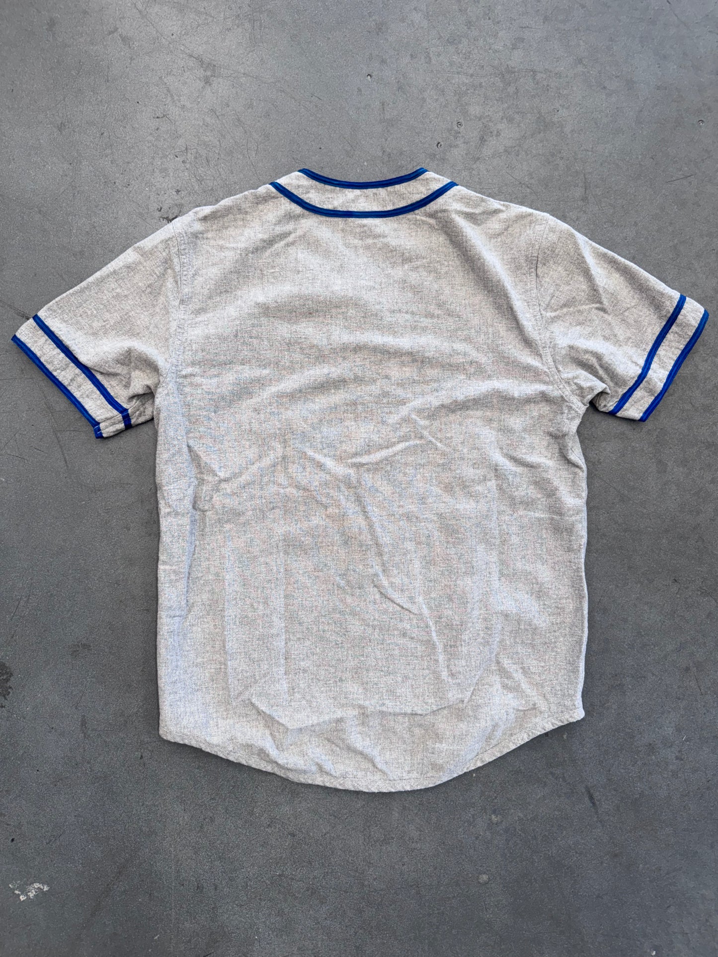 SS10 SUPREME BASEBALL JERSEY GRAY/BLUE
