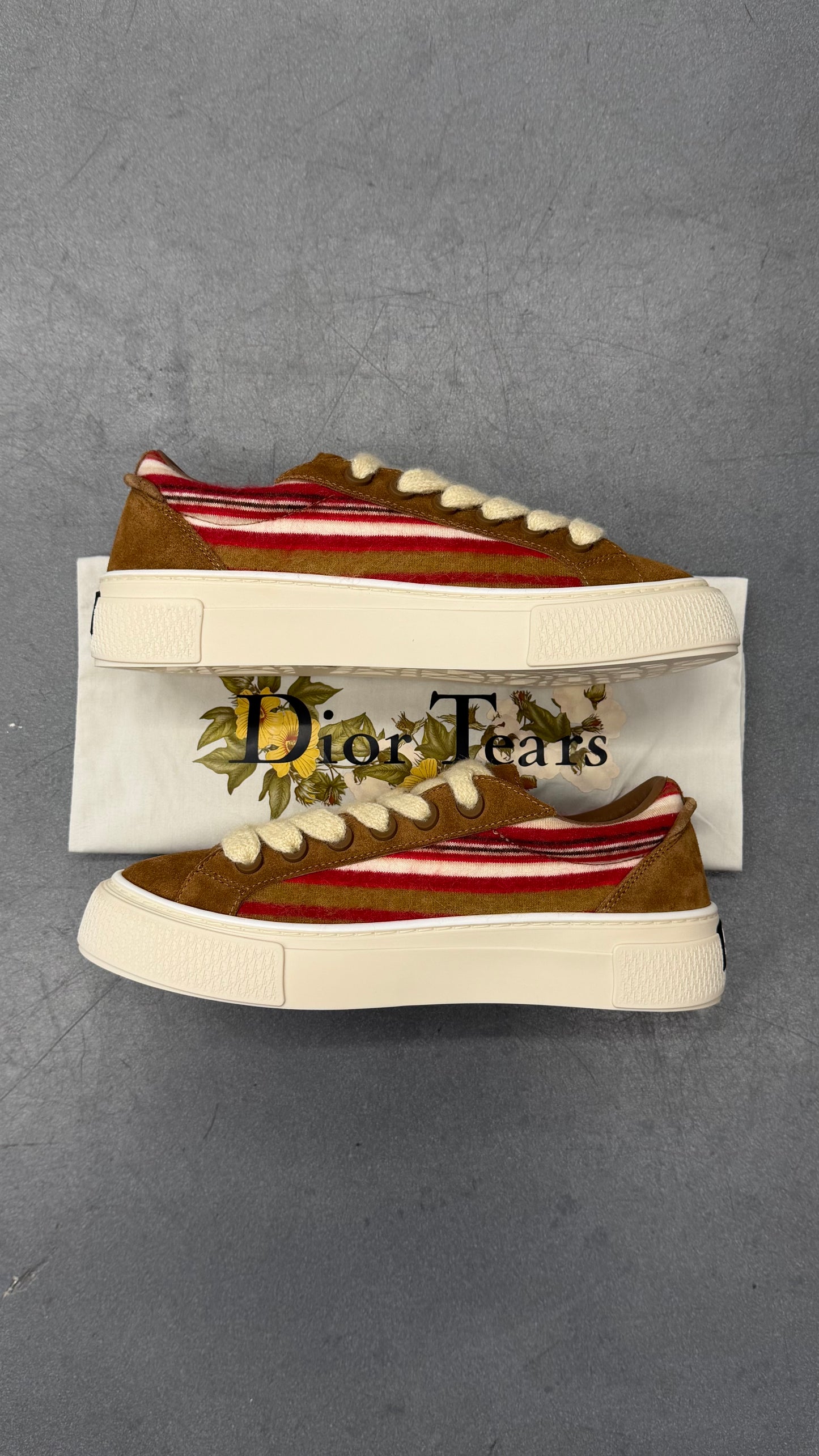 FW23 DIOR B33 DENIM TEARS BOARD SNEAKERS