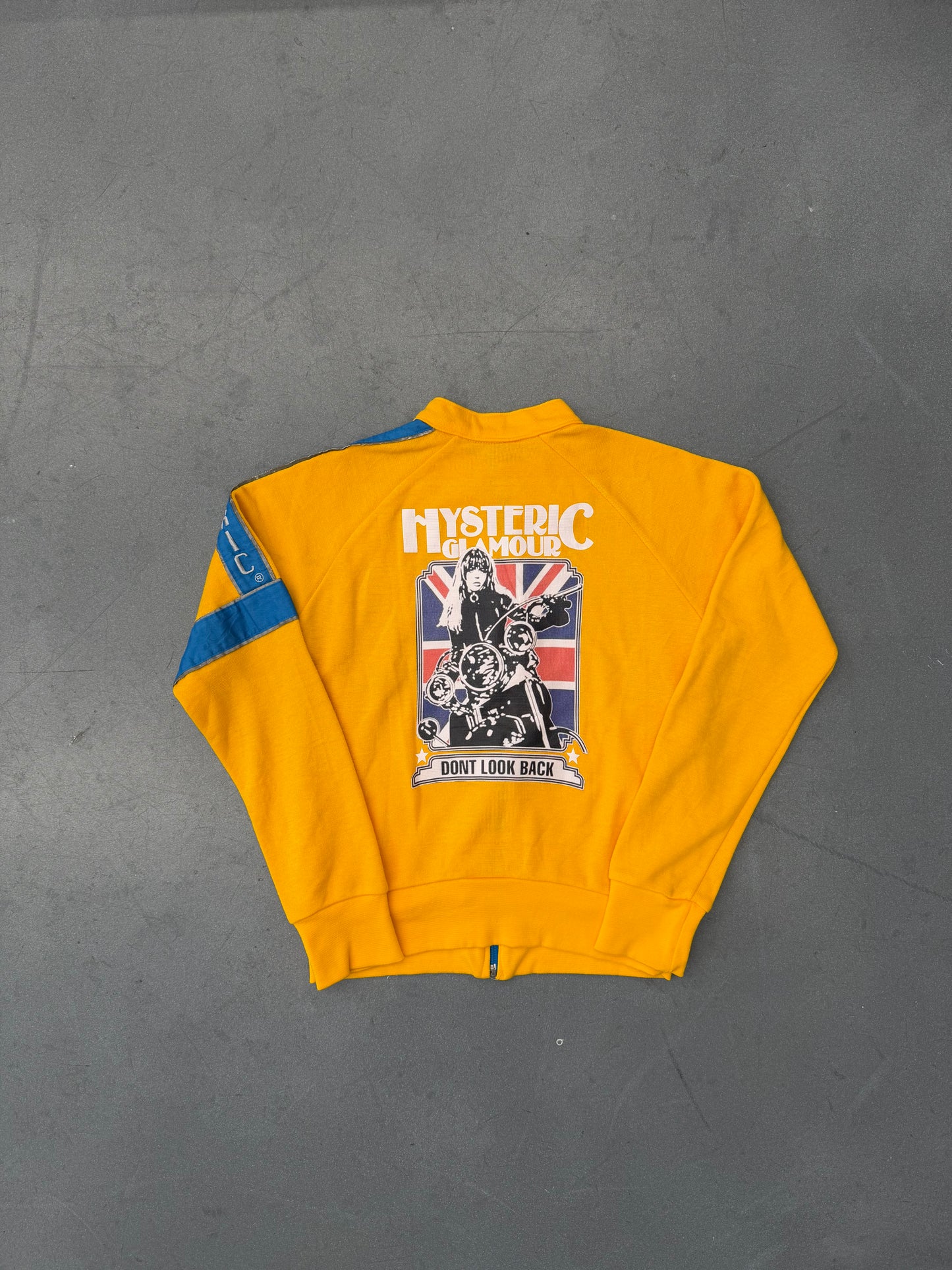 VINTAGE HYSTERIC GLAMOUR FUCK IT! ZIP UP TRACK JACKET