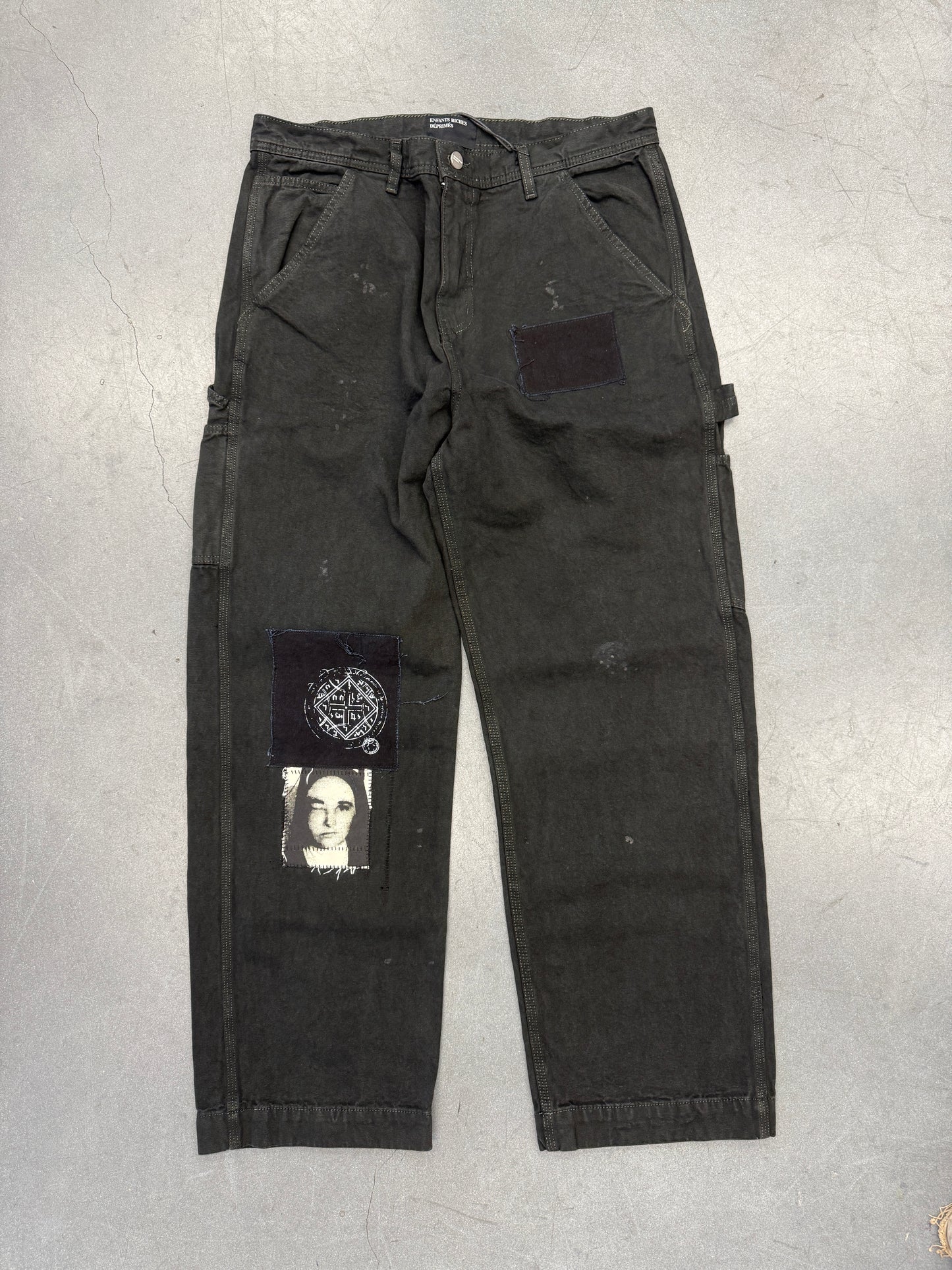 ENFANTS RICHES DEPRIMES PAINT PANTS - BLACK