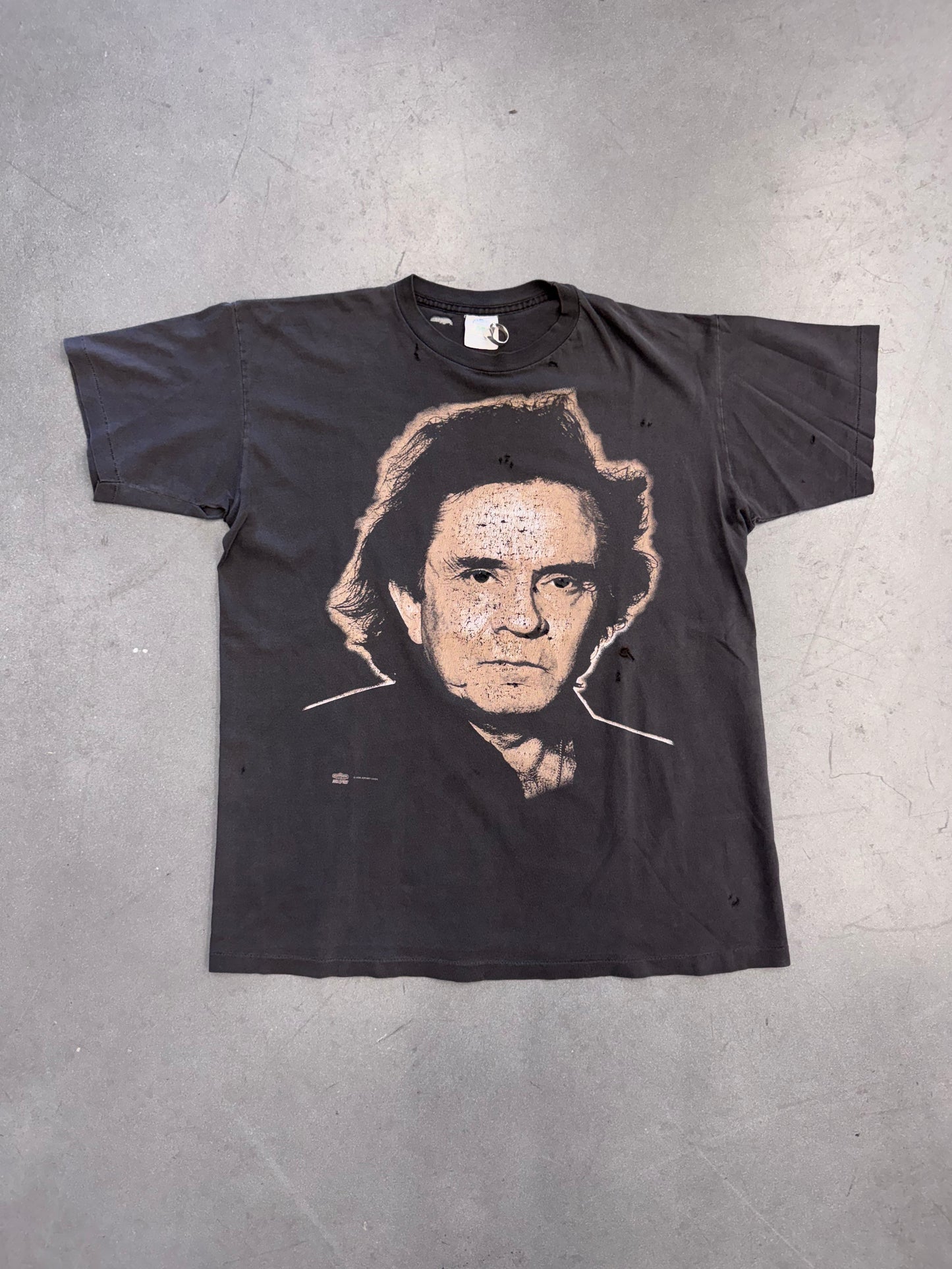 1994 JOHNNY CASH DISTRESSED TEE (WINTERLAND TAG)
