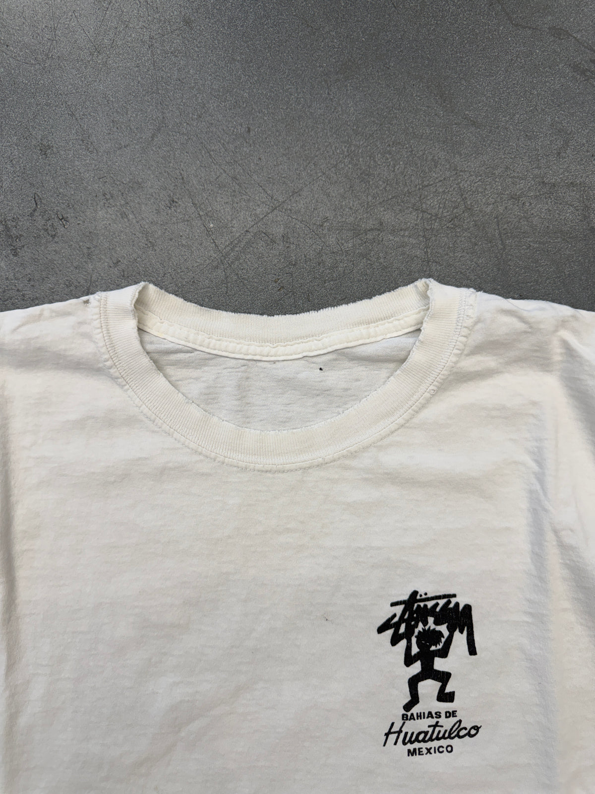 Y2K STUSSY BAHIAS DE HUATULCO, MEXICO TEE (PULLED TAG)