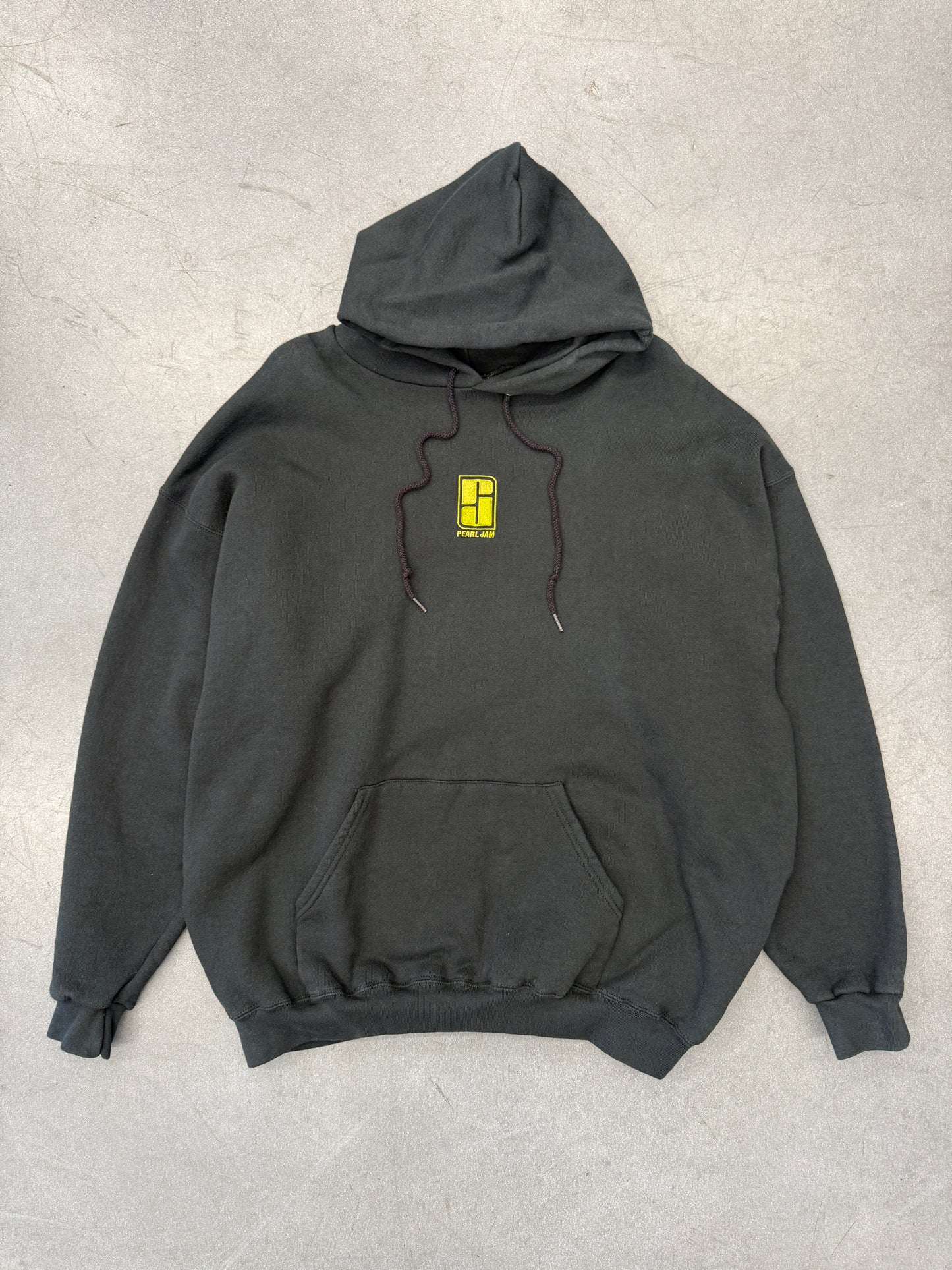 PEARL JAM EMBROIDERED LOGO HOODIE (ULTRAWEIGHT LEE TAG)