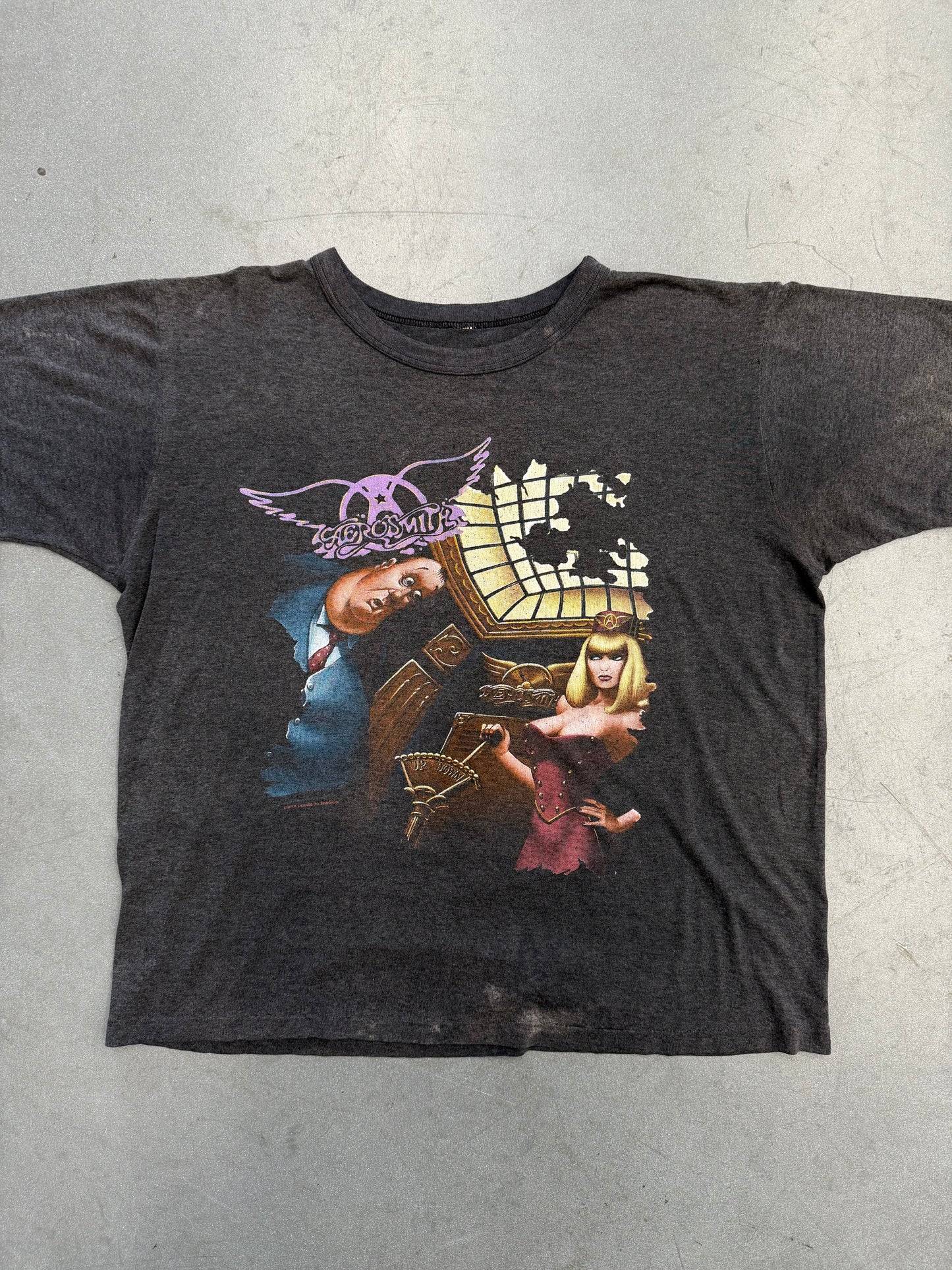 1989 AEROSMITH AERO FORCE ONE TEE (PULLED TAG)