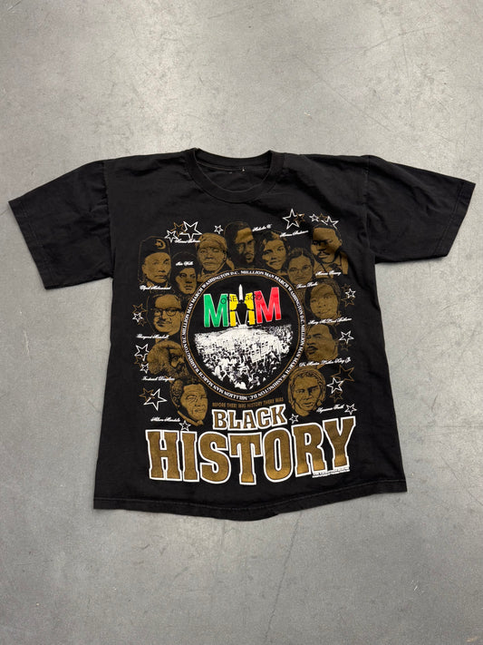 1996 MILLION MAN MARCH WASHINGTON, D.C. BLACK HISTORY TEE (PULLED TAG)