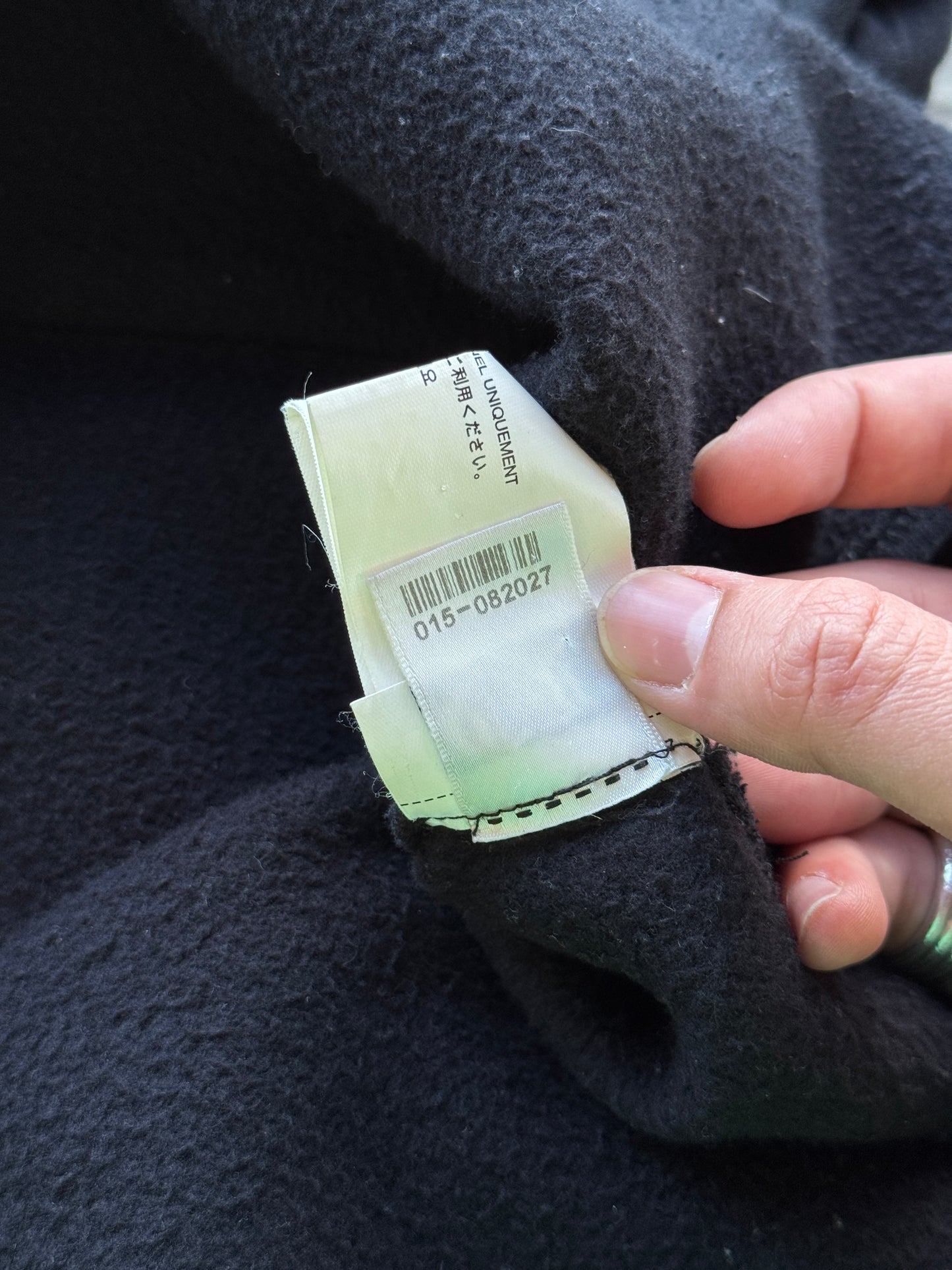 CHROME HEARTS LEATHER SLEEVE Y NOT HOODIE - BLACK (S)