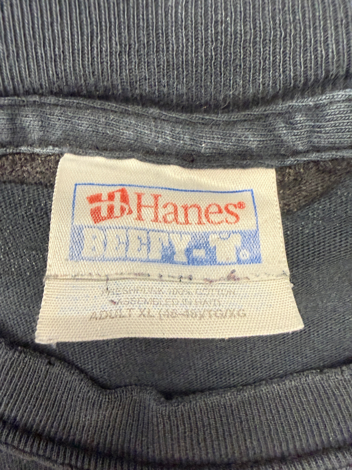 2003 BLACK FLAG ROLLINS TOUR "MANIC ON A MISSION" TEE (HANES TAG)